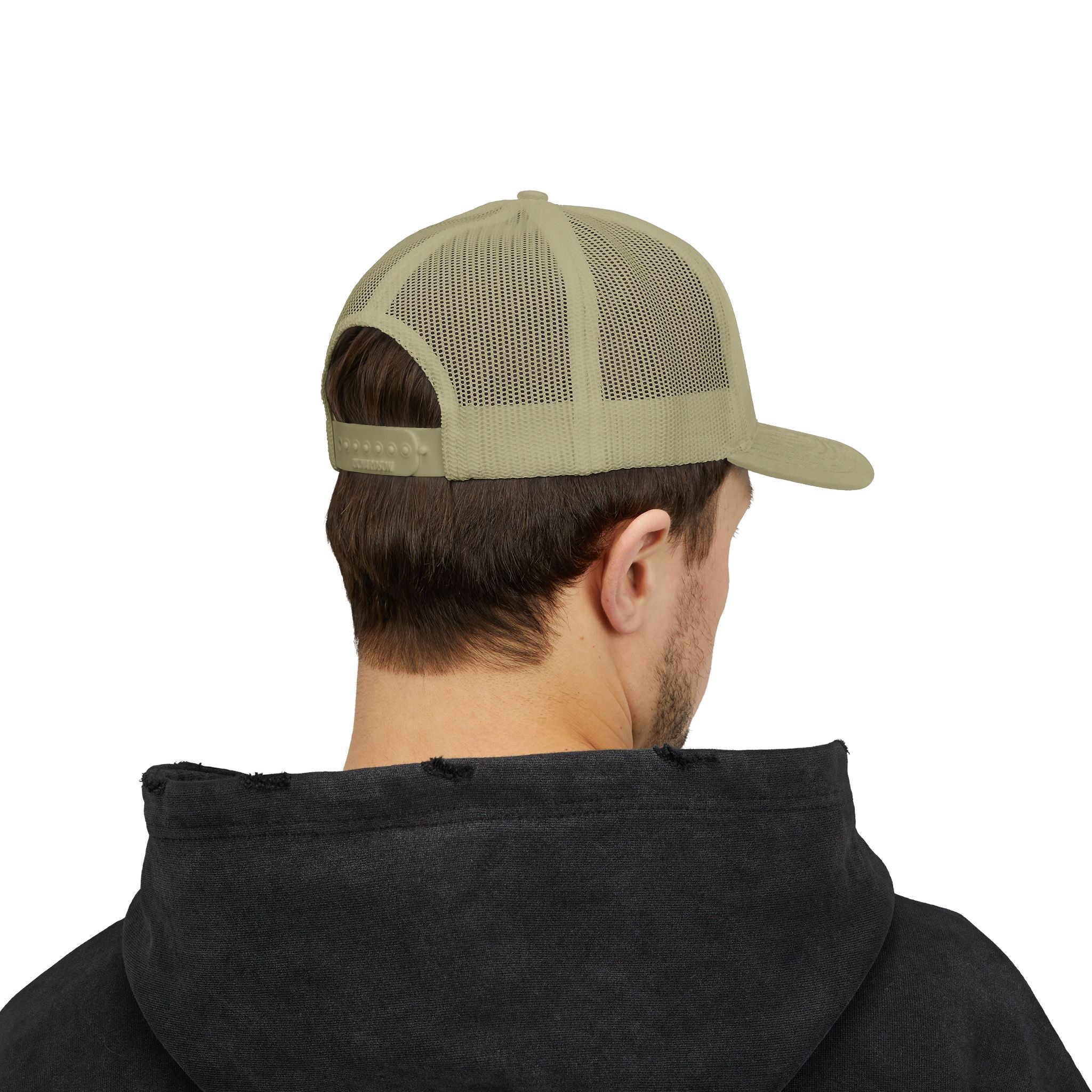 Trucker Cap — 'Mentally Somewhere Else' Minimal Embroidered Snapback
