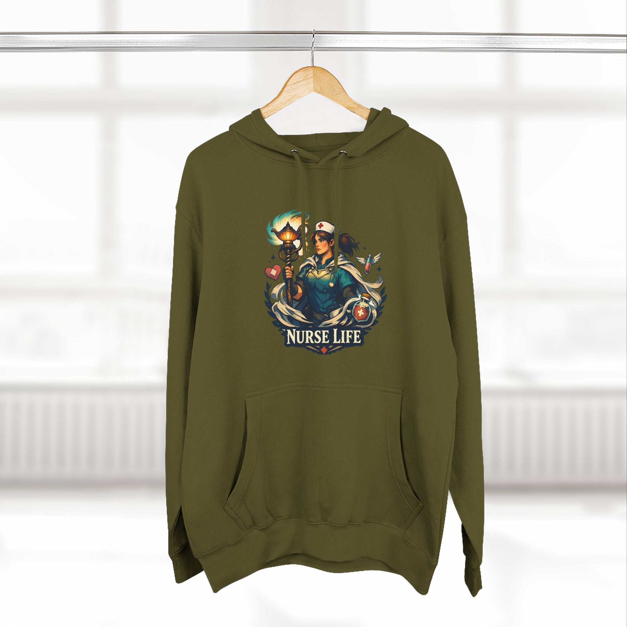 Nurse Life Rainbow Hoodie