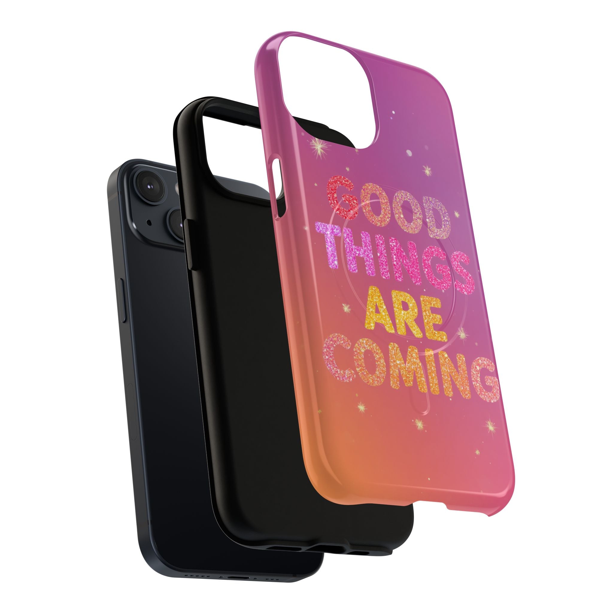 Phone Case — “Good Things Are Coming” Motivational Tough Magnetic Phone Case