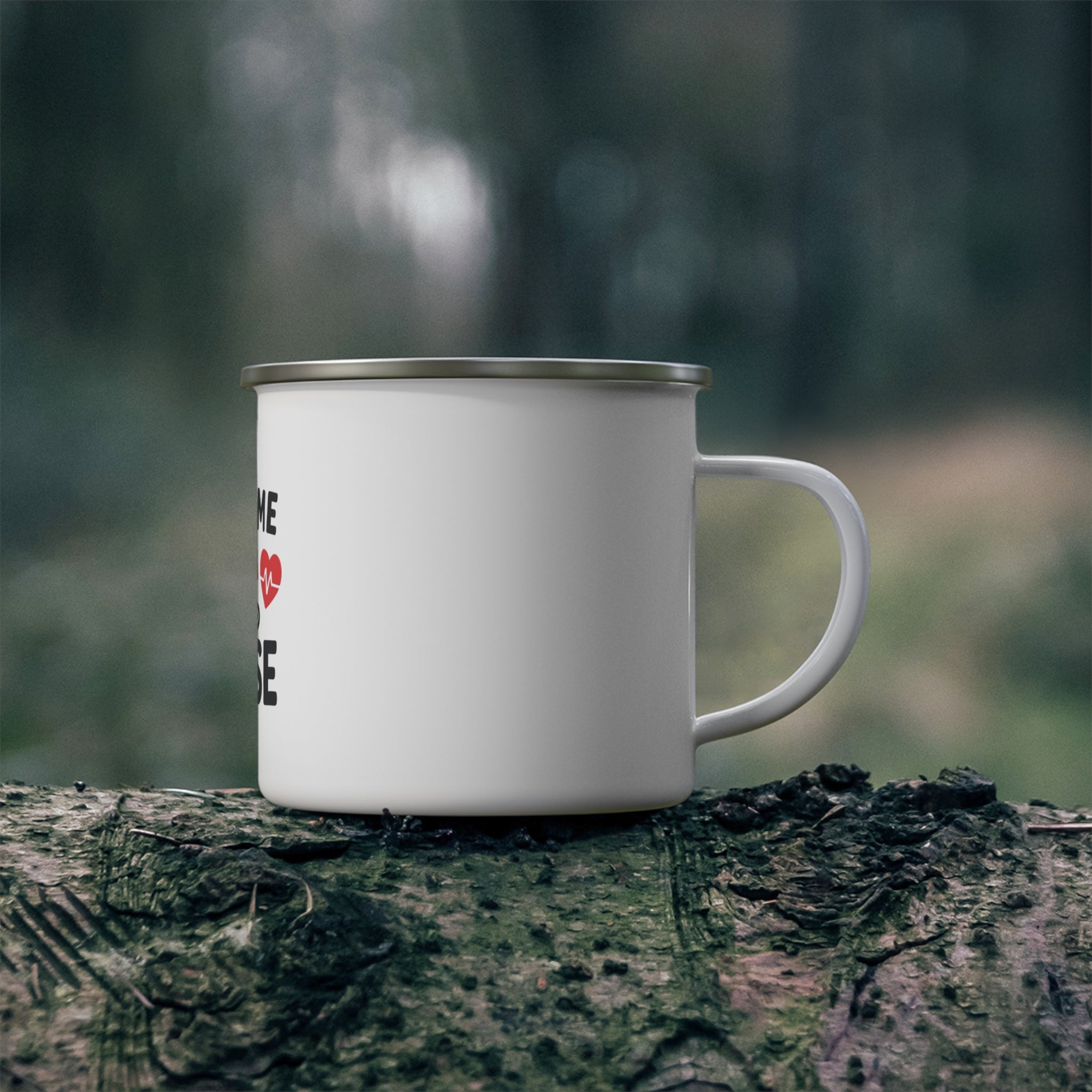 Enamel Mug - "Trust Me I'm a Nurse" Camping Coffee Cup