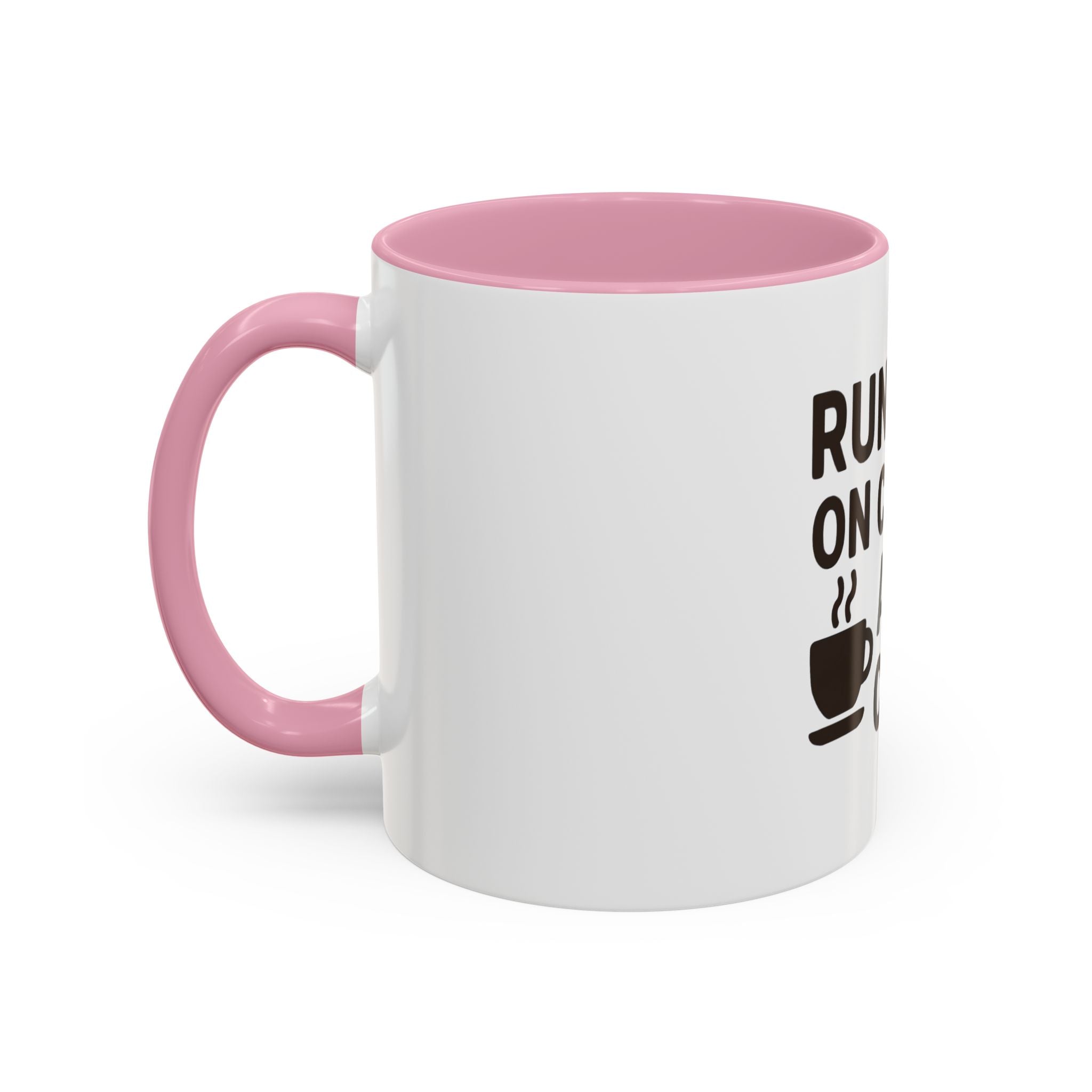 Running on Coffee and Chaos Mug (11oz/15oz) — Funny Coffee Cup for Busy Moms & Professionals