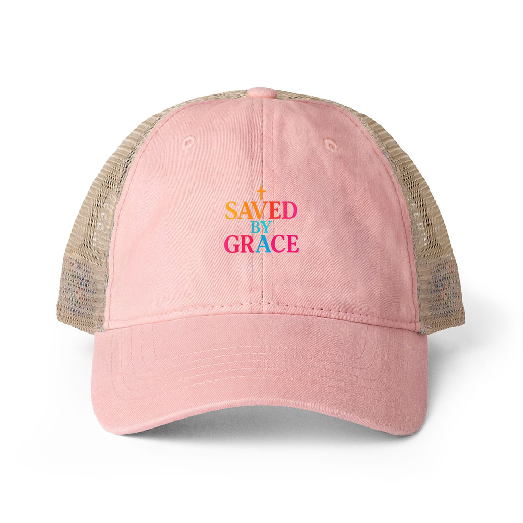 Women's Washed Mesh-Back Cap