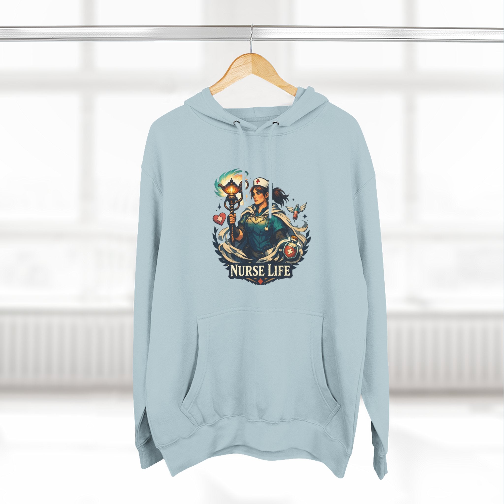 Nurse Life Rainbow Hoodie