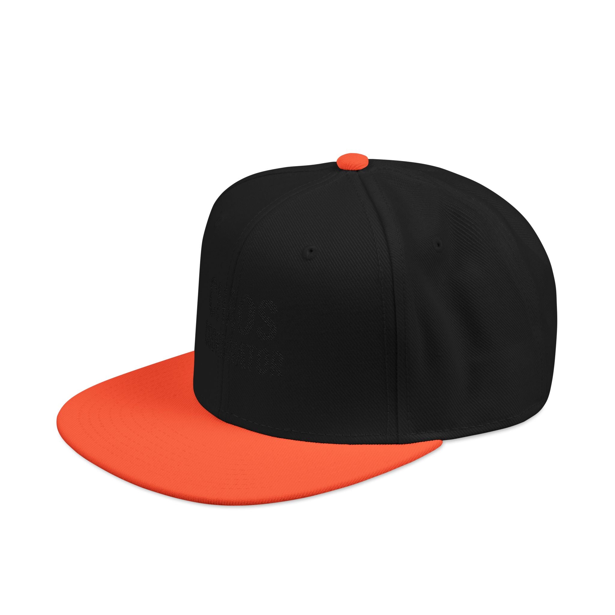 Embroidered Minimal Flag Snapback Hat