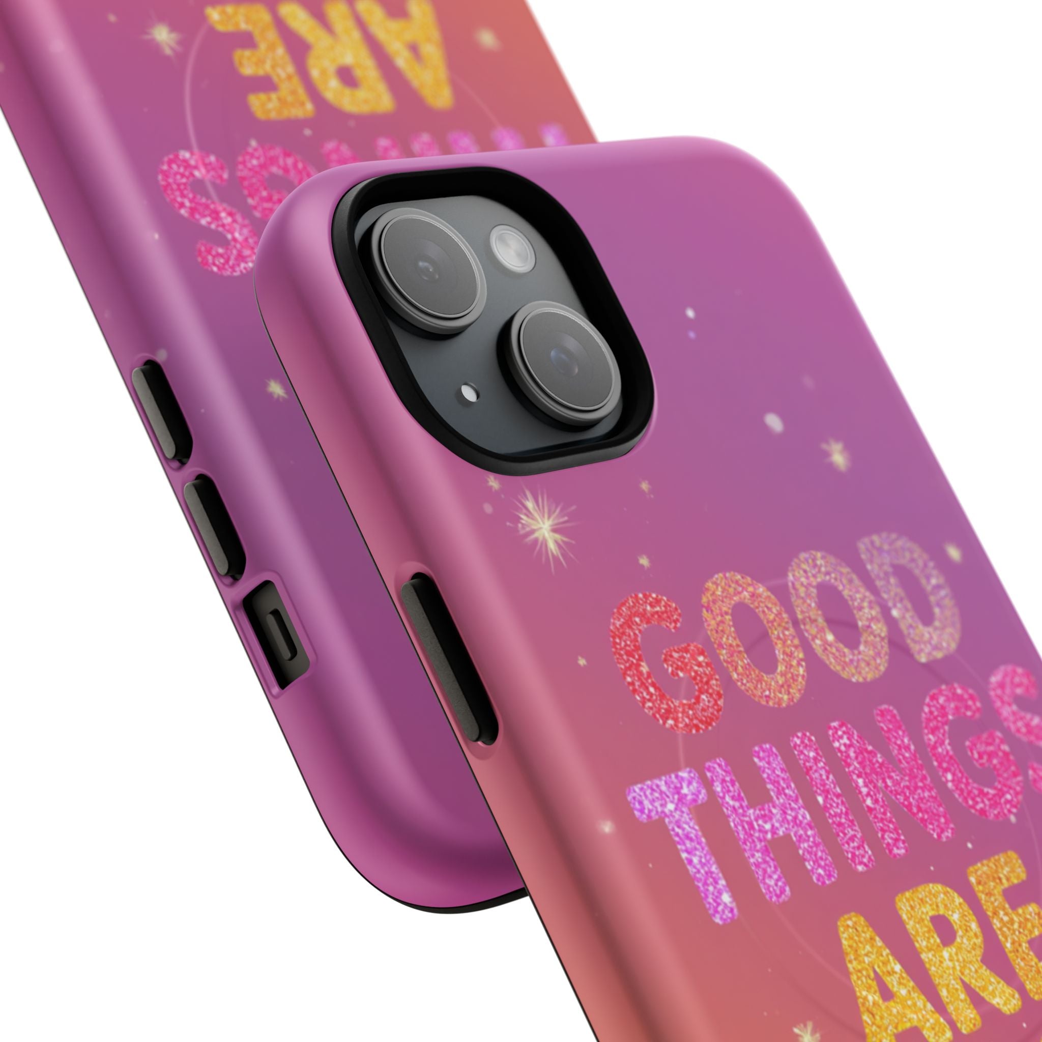 Phone Case — “Good Things Are Coming” Motivational Tough Magnetic Phone Case