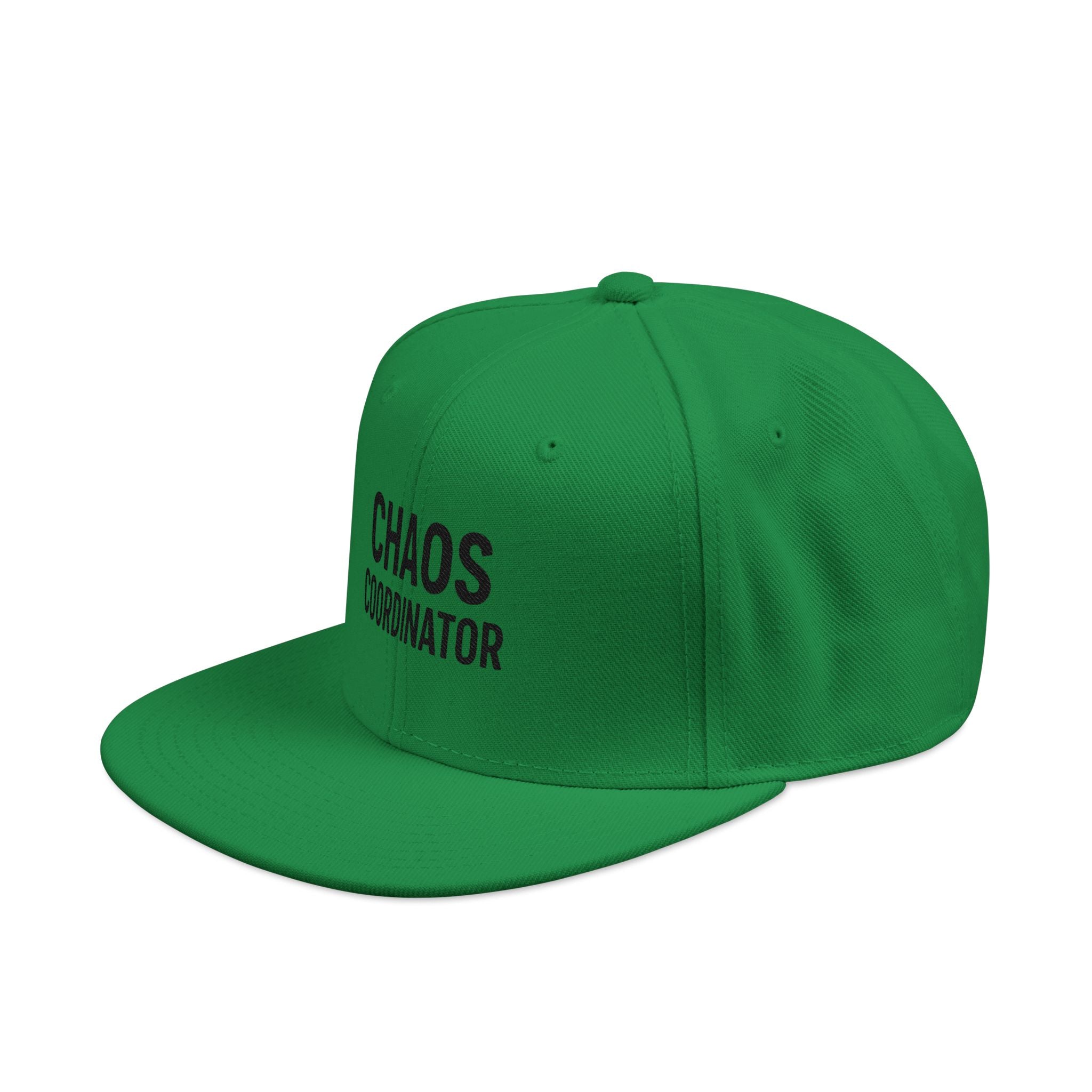 Embroidered Minimal Flag Snapback Hat