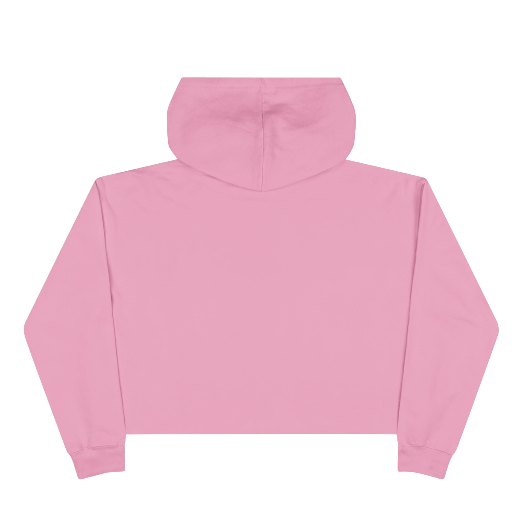 Coffee & Confidence Crop Hoodie — 'Running on Coffee & Confidence' Cute Graphic Crop Sweatshirt