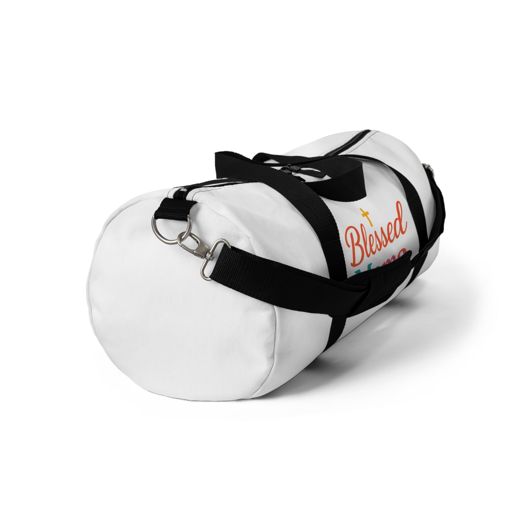 Blessed Mama Duffel Bag – Christian Travel & Gym Tote for Moms