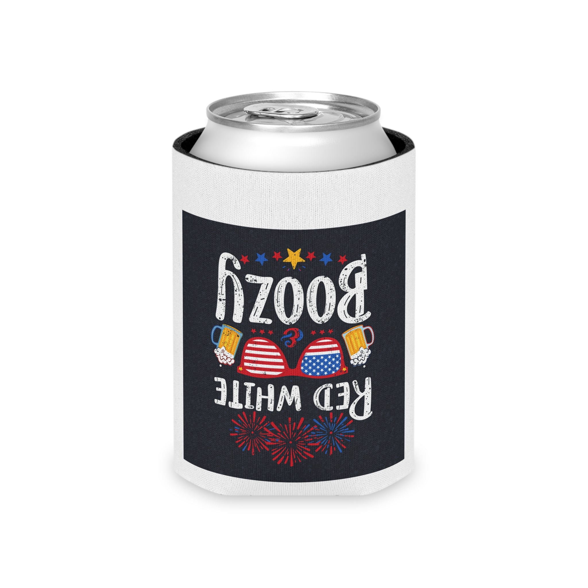 Party Like 1776 Can Cooler – Patriotic 4th of July Beer Koozie