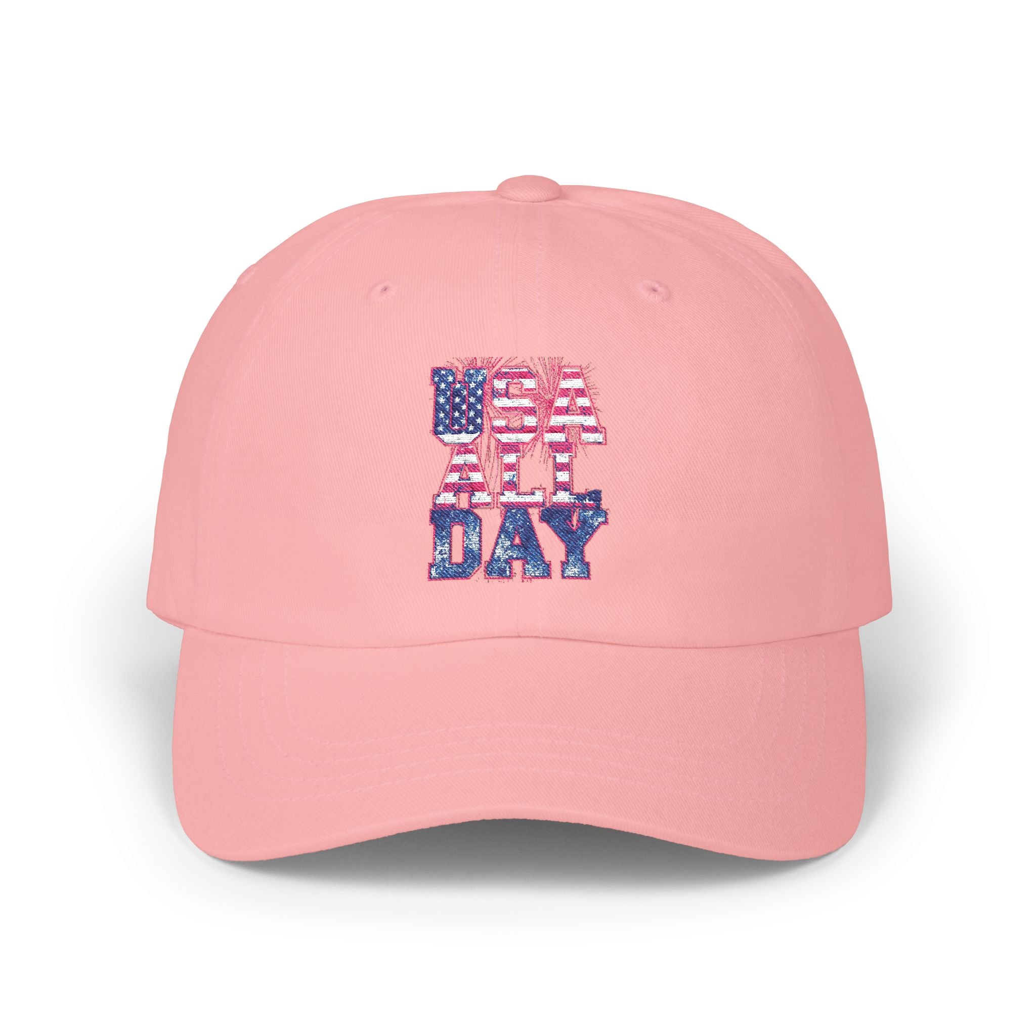 Dad Cap — "Freedom Looks On Us" Patriotic American Flag Baseball Hat