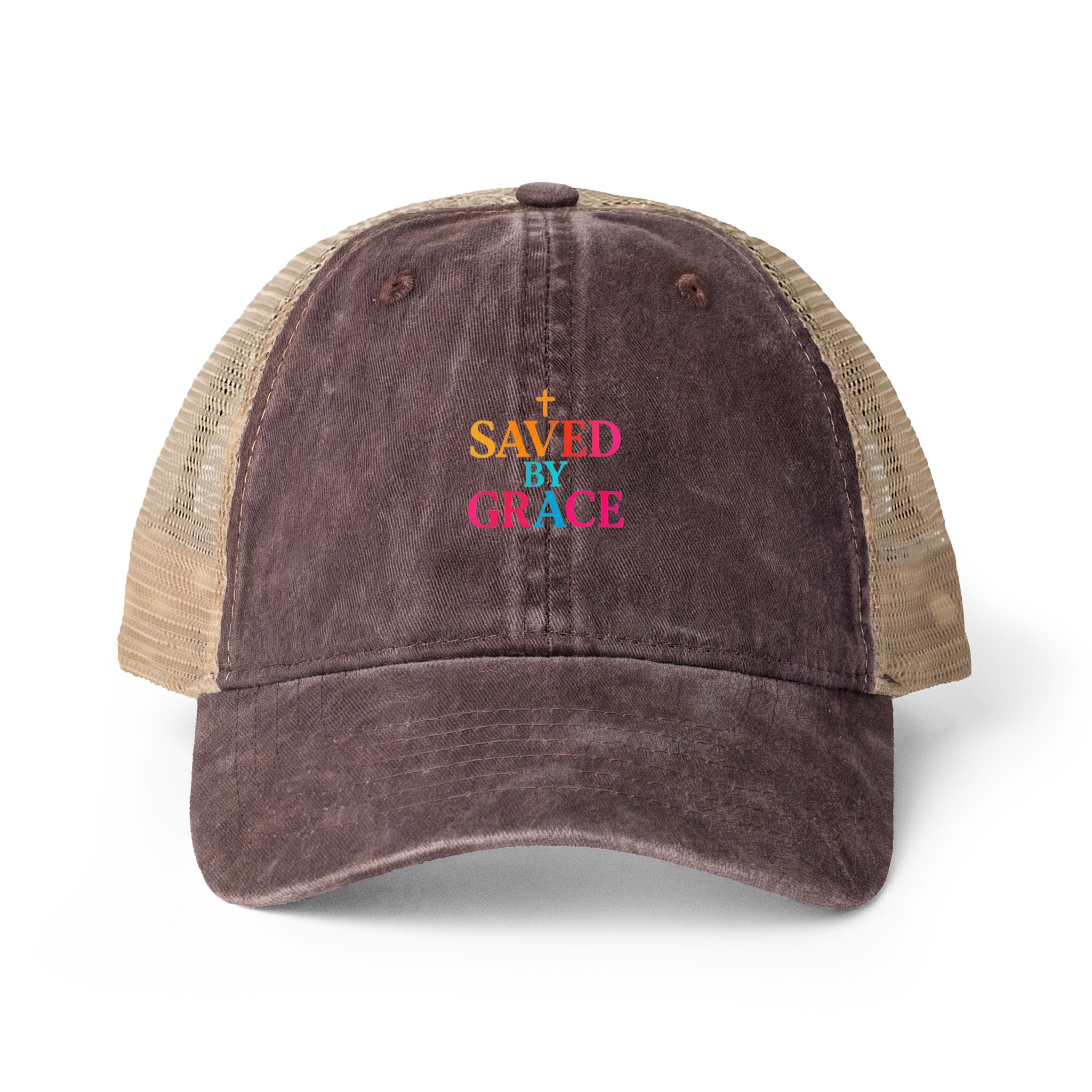 Women's Washed Mesh-Back Cap