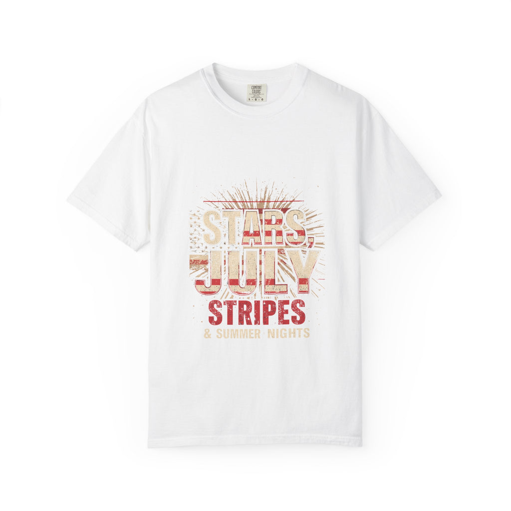 Fourth of July Stars & Stripes T-Shirt — 'Stars, July, Stripes' Summer Nights Tee