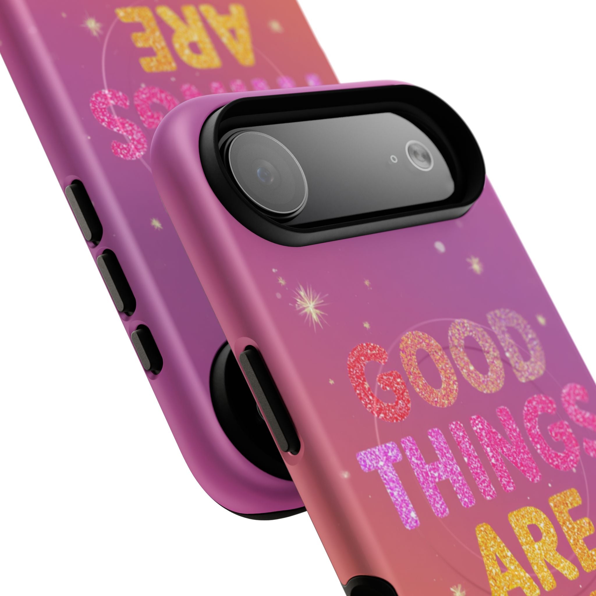 Phone Case — “Good Things Are Coming” Motivational Tough Magnetic Phone Case