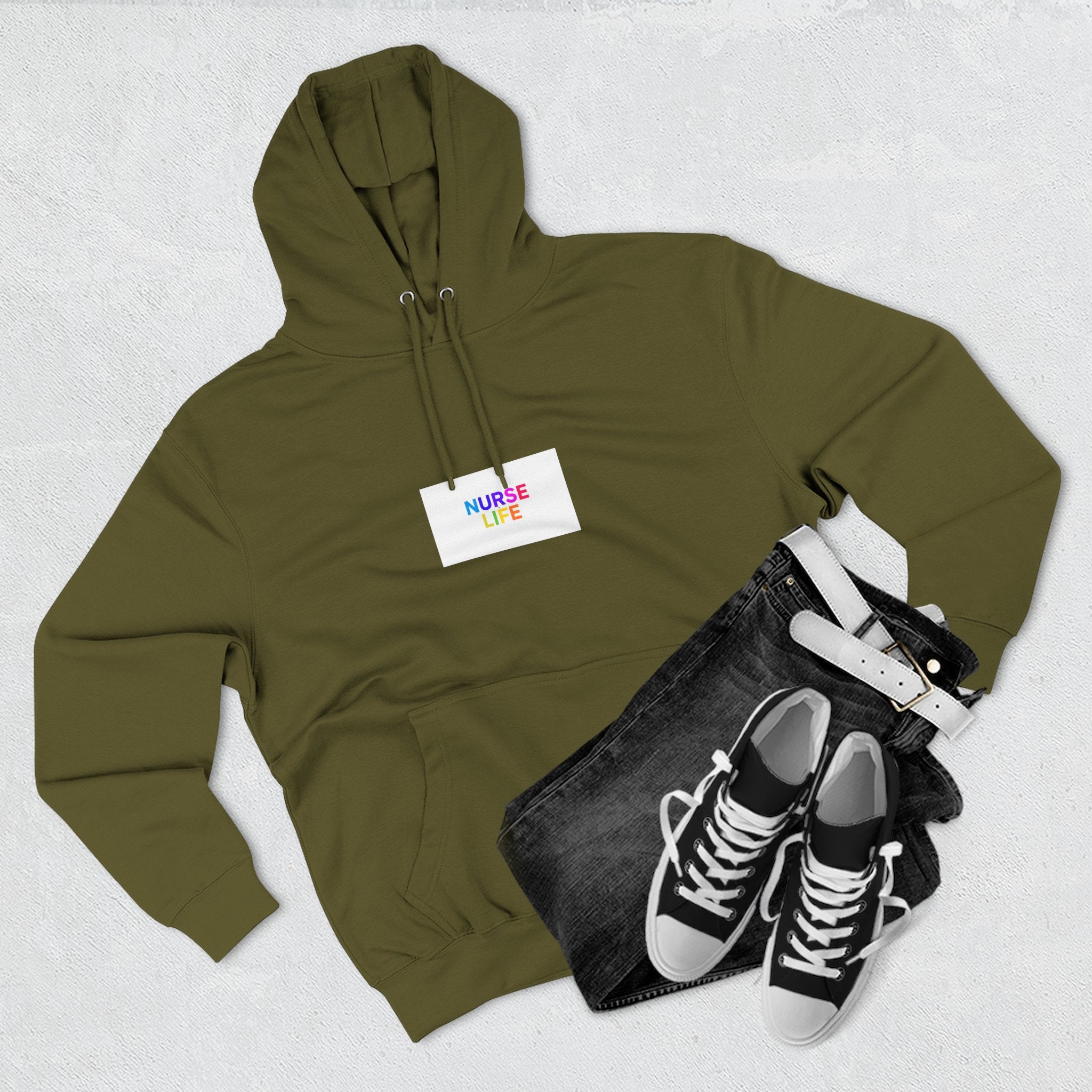Nurse Life Rainbow Hoodie