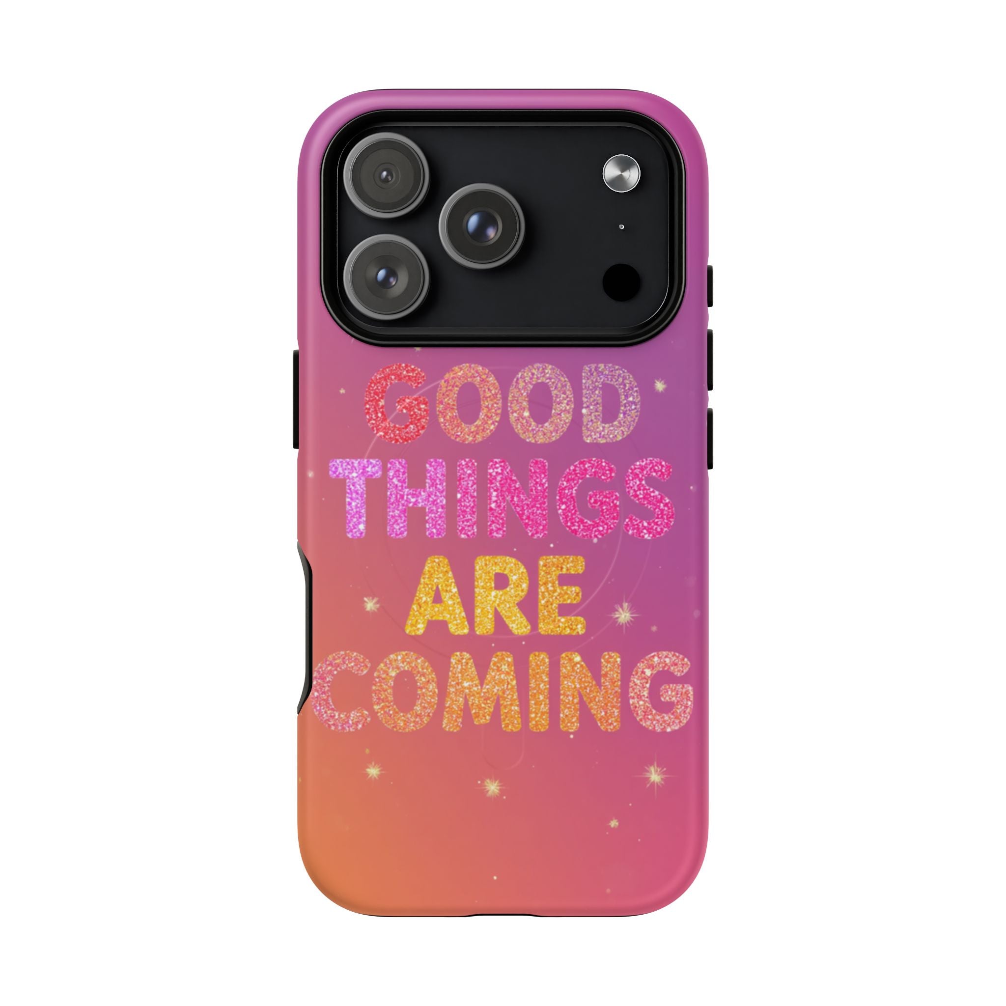 Phone Case — “Good Things Are Coming” Motivational Tough Magnetic Phone Case