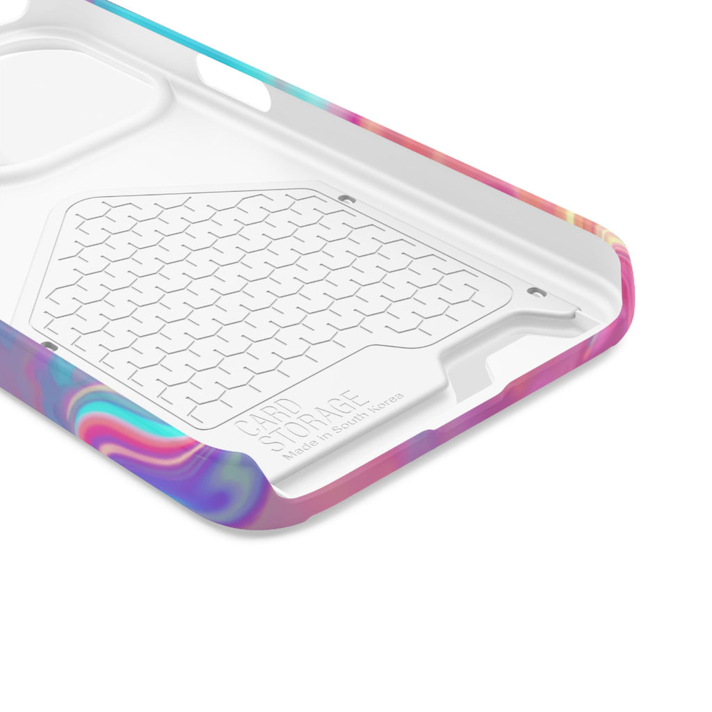 Pretty, Powerful and Paid Phone Card Case — Iridescent Cardholder Phone Case