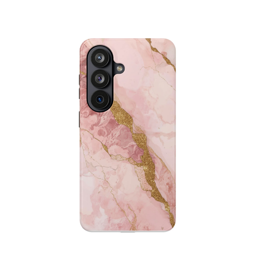 Pink Marble Magnetic Impact-Resistant Phone Case