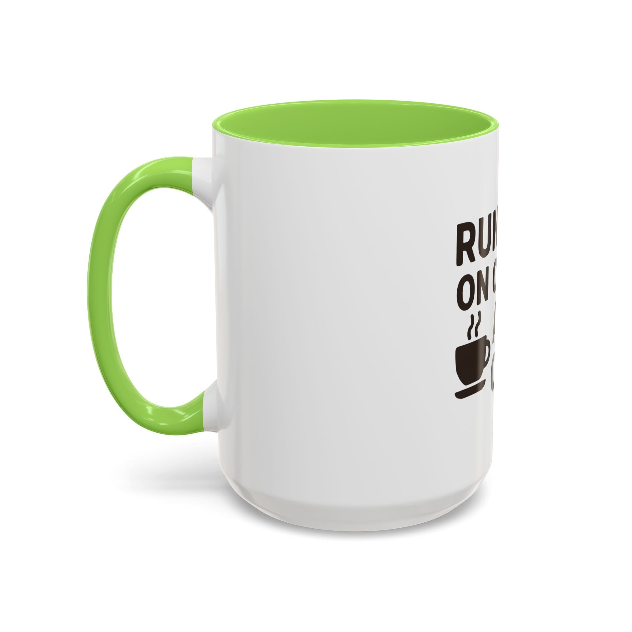 Running on Coffee and Chaos Mug (11oz/15oz) — Funny Coffee Cup for Busy Moms & Professionals