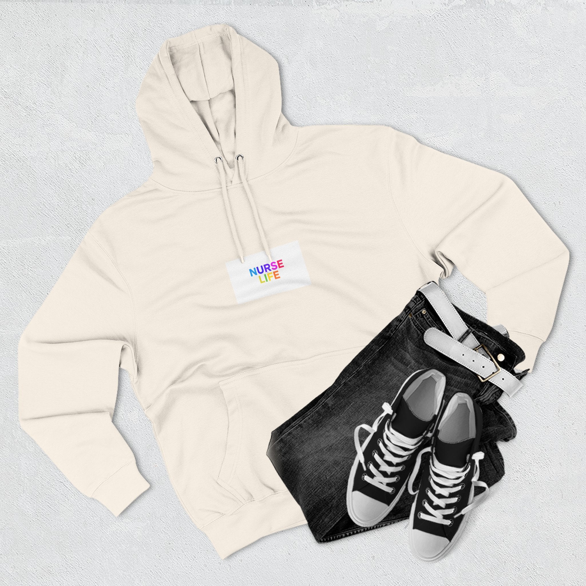 Nurse Life Rainbow Hoodie
