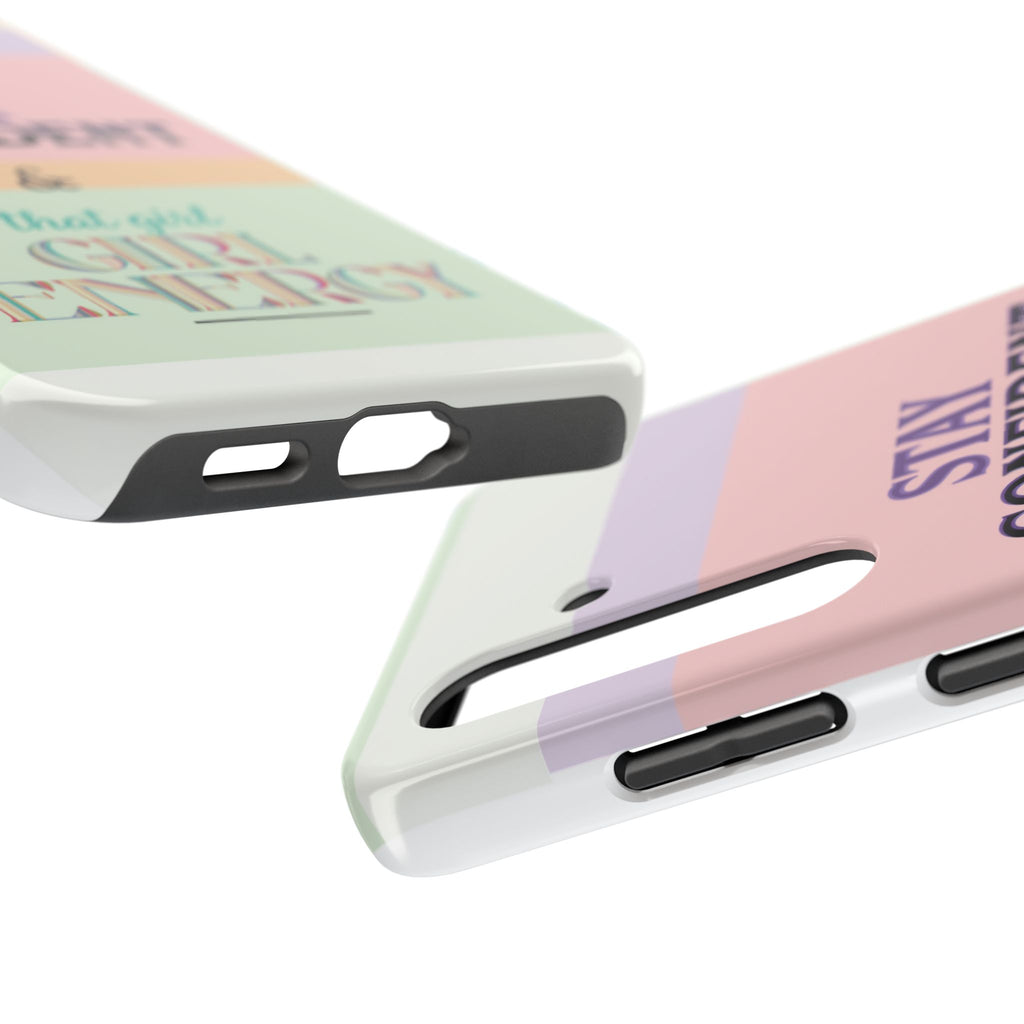 Stay Confident Tough Phone Case — That Girl / Girl Energy Pastel Protective Cover