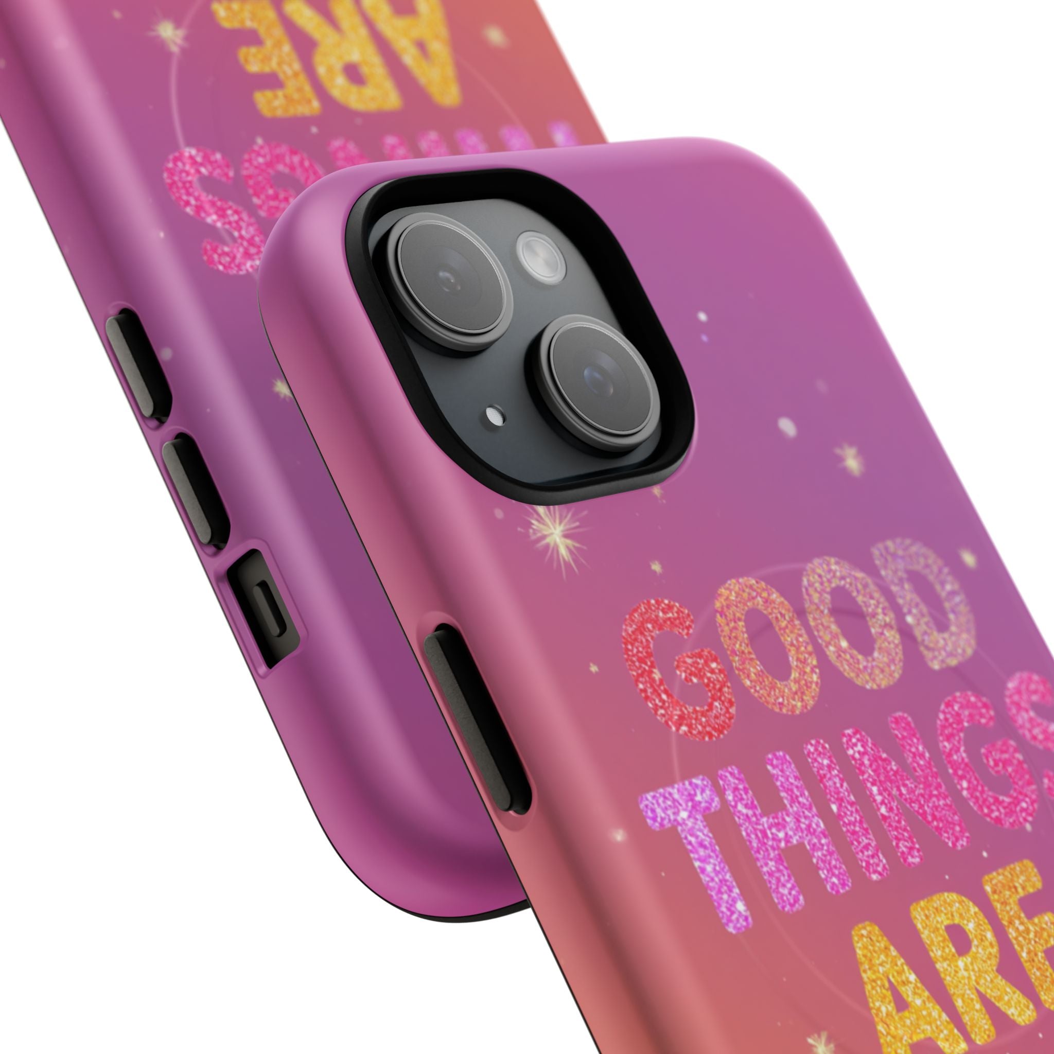 Phone Case — “Good Things Are Coming” Motivational Tough Magnetic Phone Case