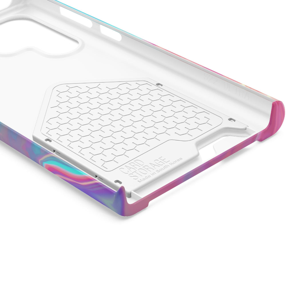 Pretty, Powerful and Paid Phone Card Case — Iridescent Cardholder Phone Case