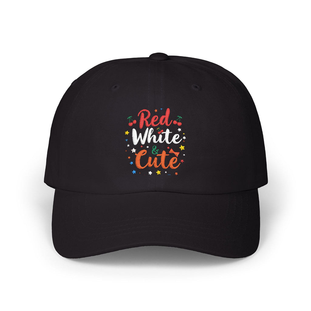 Dad Cap — "Freedom Looks On Us" Patriotic American Flag Baseball Hat