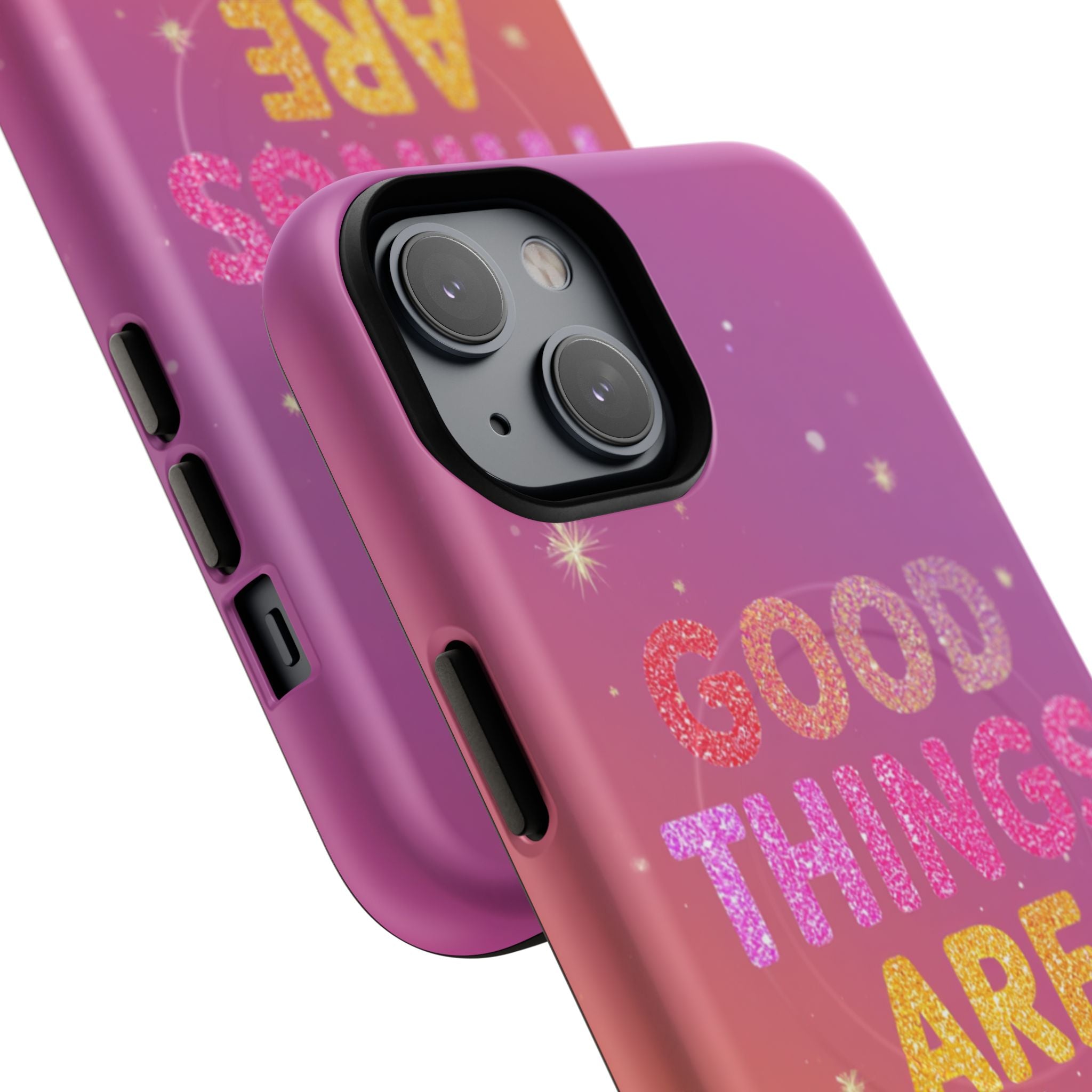 Phone Case — “Good Things Are Coming” Motivational Tough Magnetic Phone Case