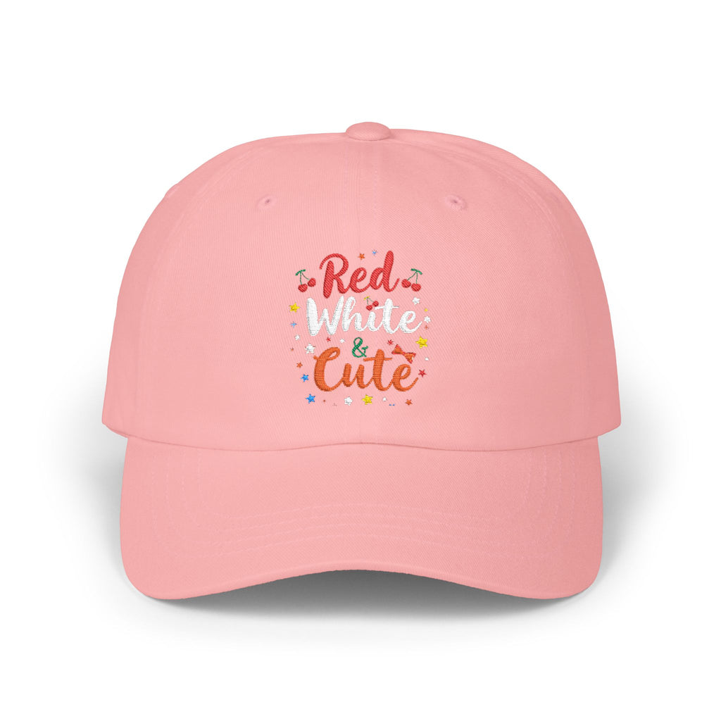 Dad Cap — "Freedom Looks On Us" Patriotic American Flag Baseball Hat