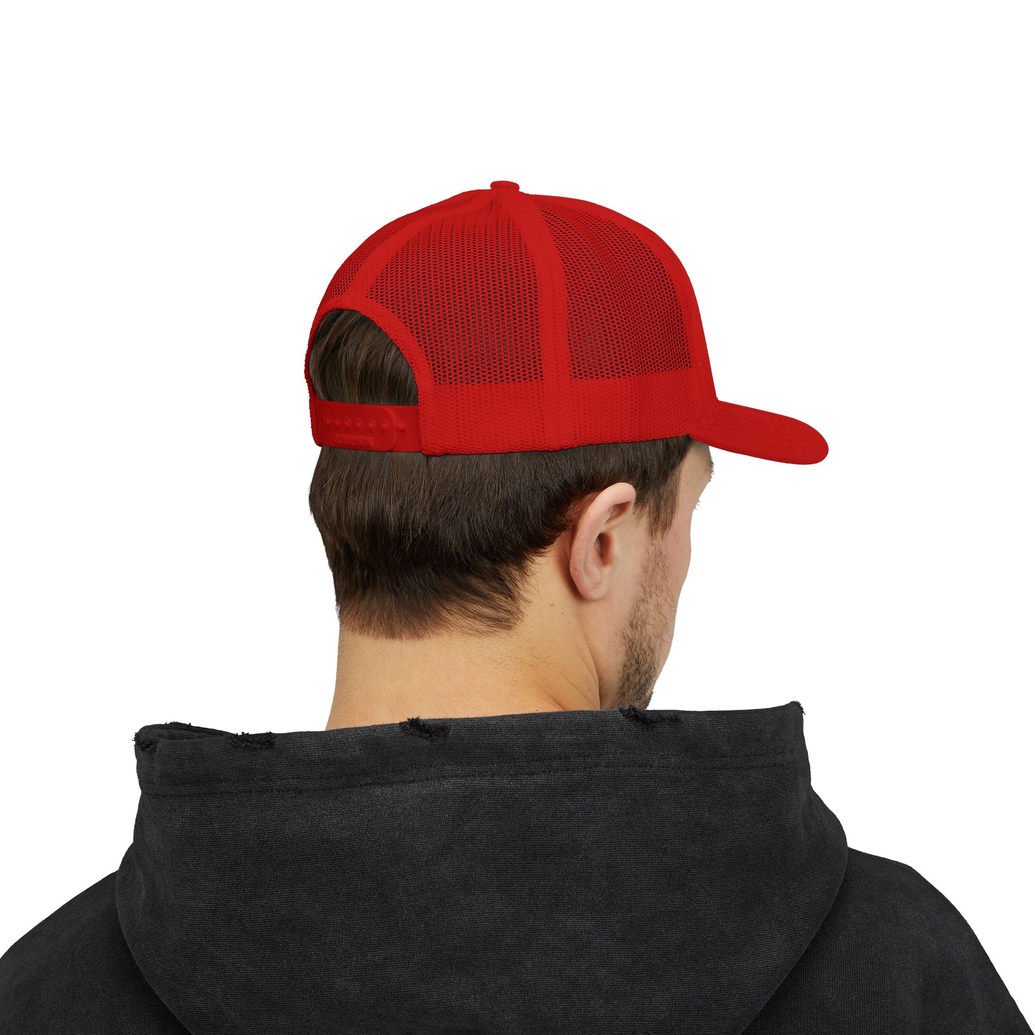 Trucker Cap — 'Mentally Somewhere Else' Minimal Embroidered Snapback