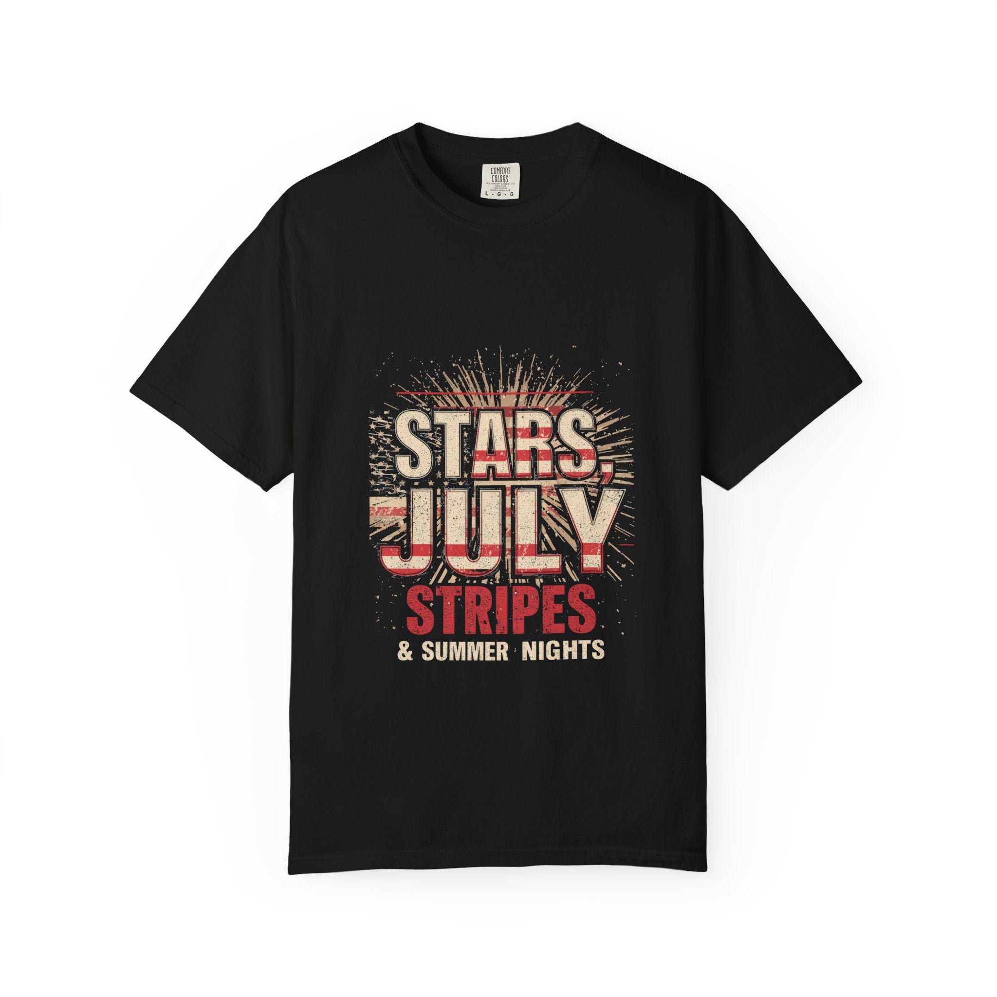 Fourth of July Stars & Stripes T-Shirt — 'Stars, July, Stripes' Summer Nights Tee