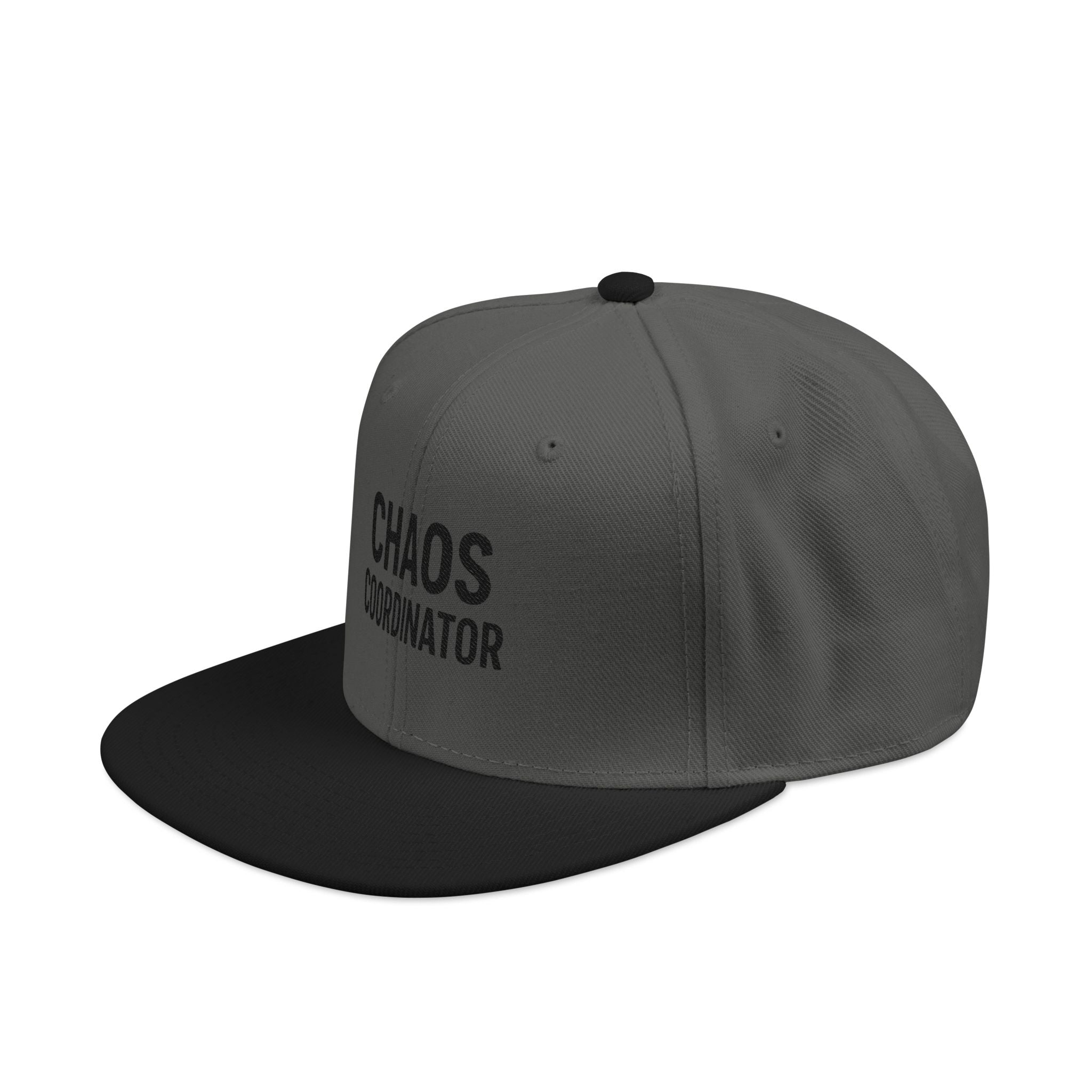 Embroidered Minimal Flag Snapback Hat