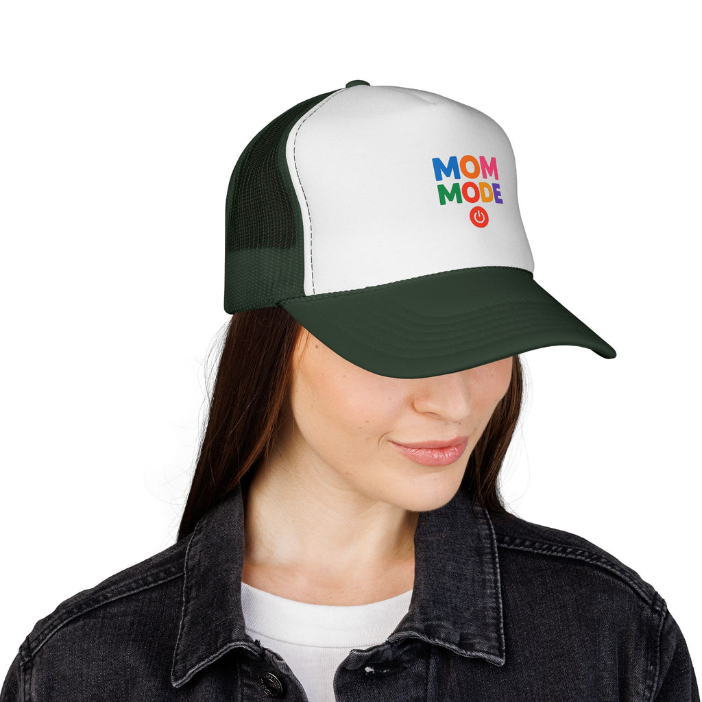 Mom Mode Trucker Cap — Colorful Playful Mom Hat