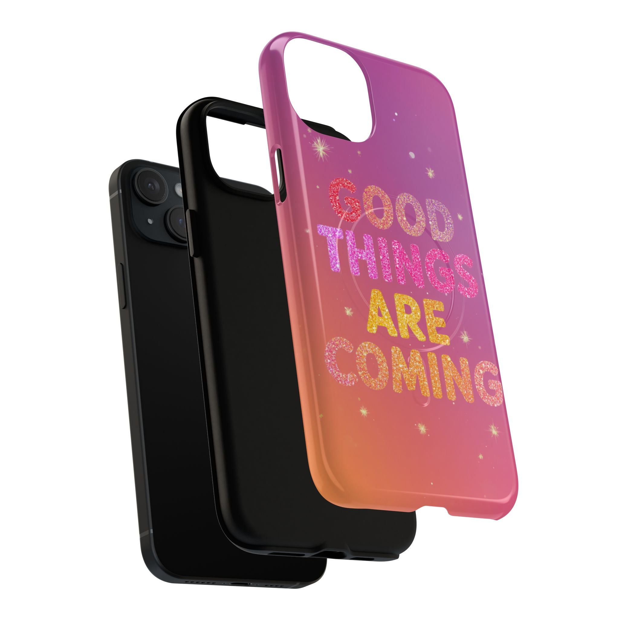 Phone Case — “Good Things Are Coming” Motivational Tough Magnetic Phone Case
