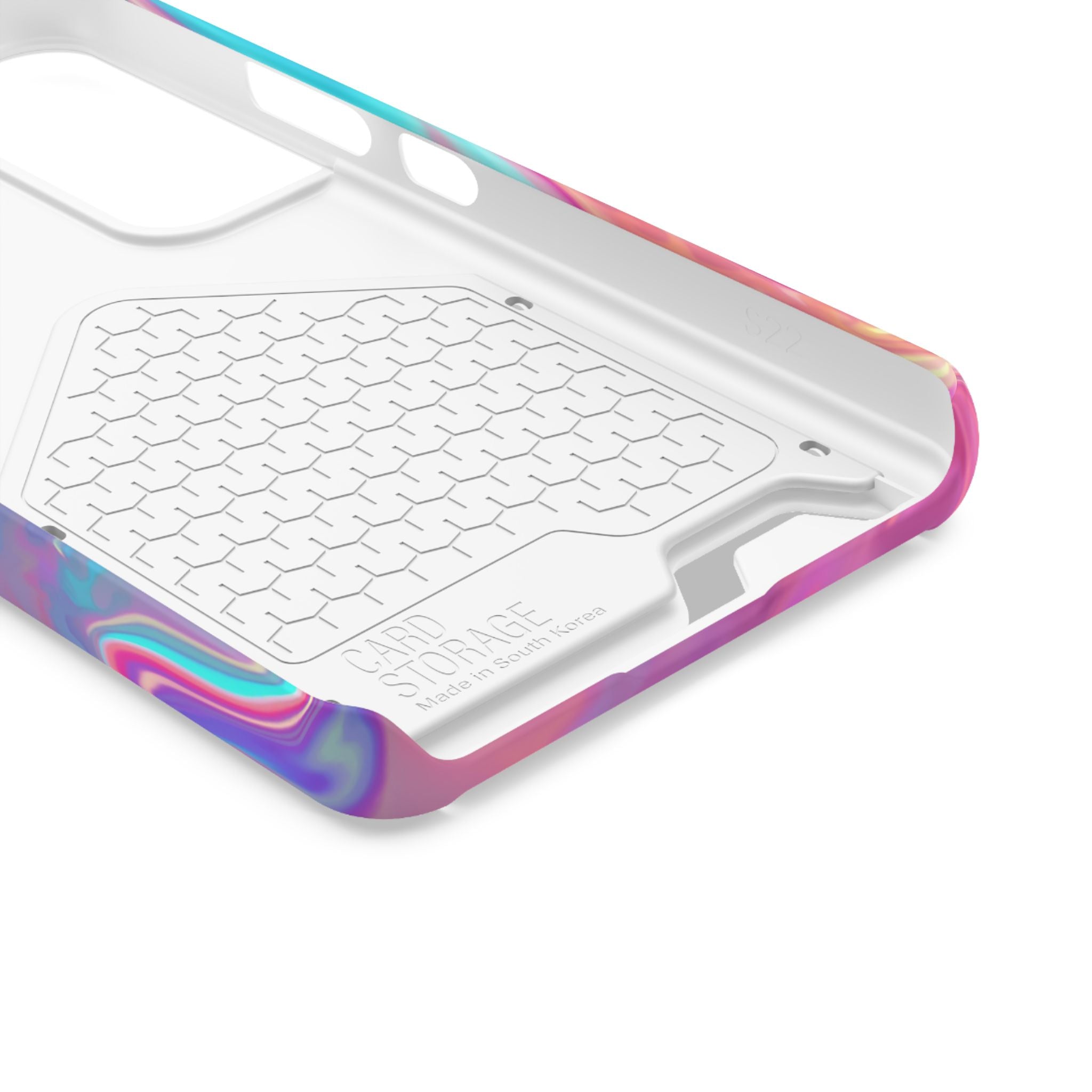Pretty, Powerful and Paid Phone Card Case — Iridescent Cardholder Phone Case