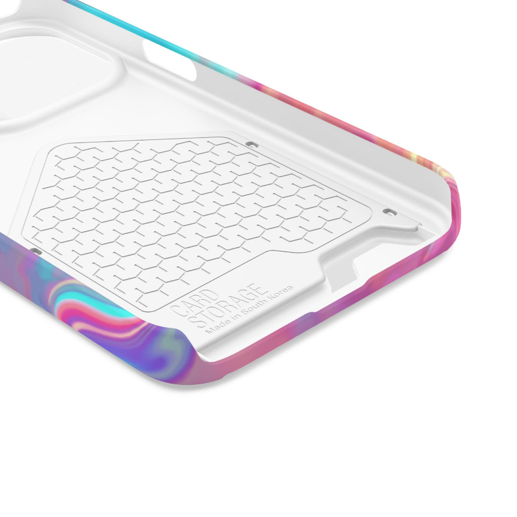 Pretty, Powerful and Paid Phone Card Case — Iridescent Cardholder Phone Case
