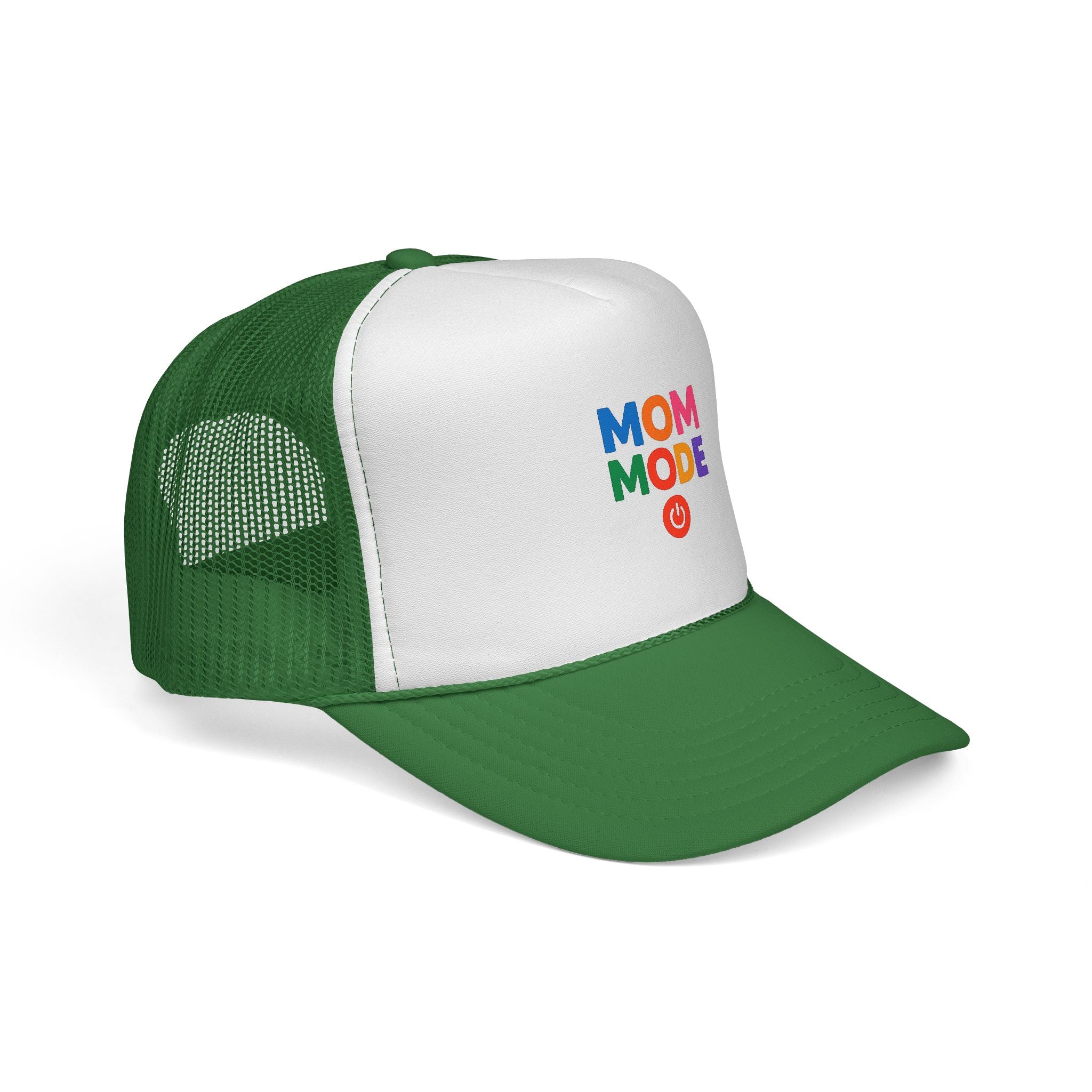 Mom Mode Trucker Cap — Colorful Playful Mom Hat