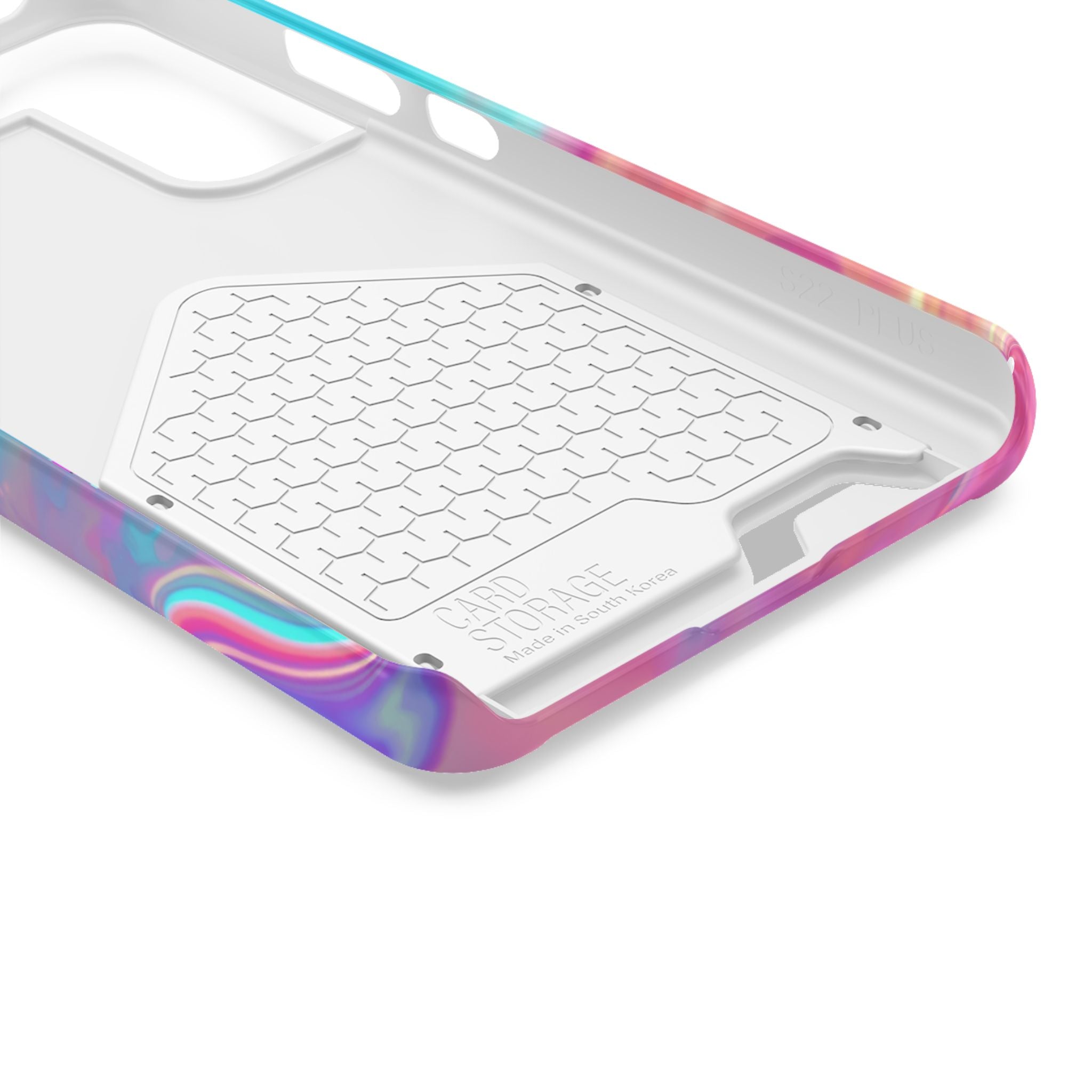 Pretty, Powerful and Paid Phone Card Case — Iridescent Cardholder Phone Case