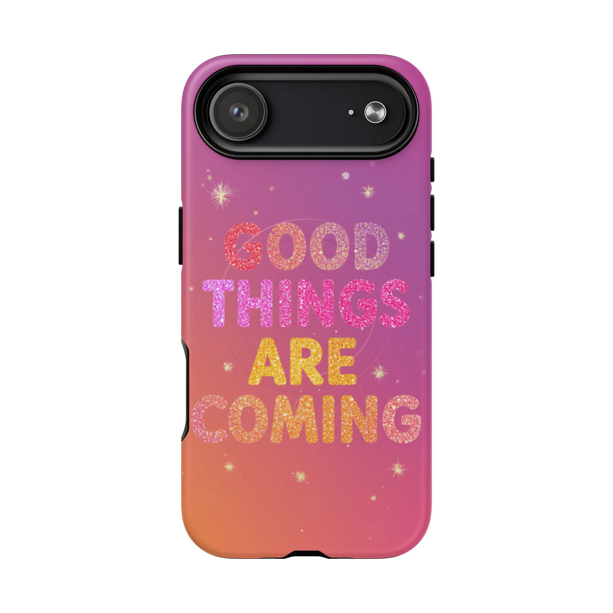 Phone Case — “Good Things Are Coming” Motivational Tough Magnetic Phone Case