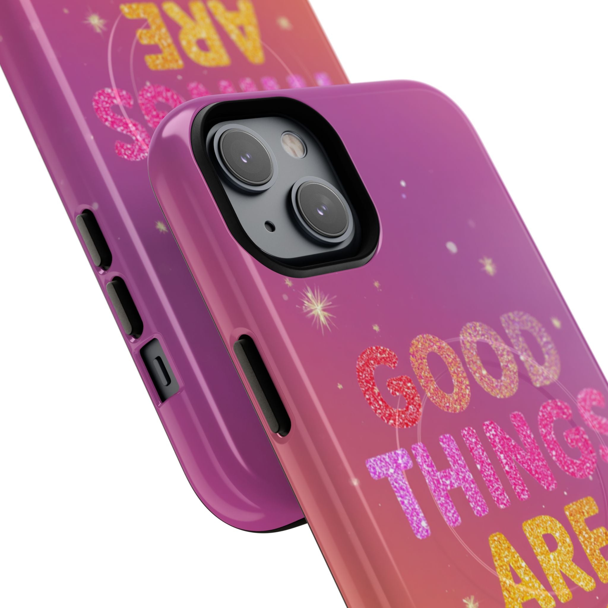 Phone Case — “Good Things Are Coming” Motivational Tough Magnetic Phone Case
