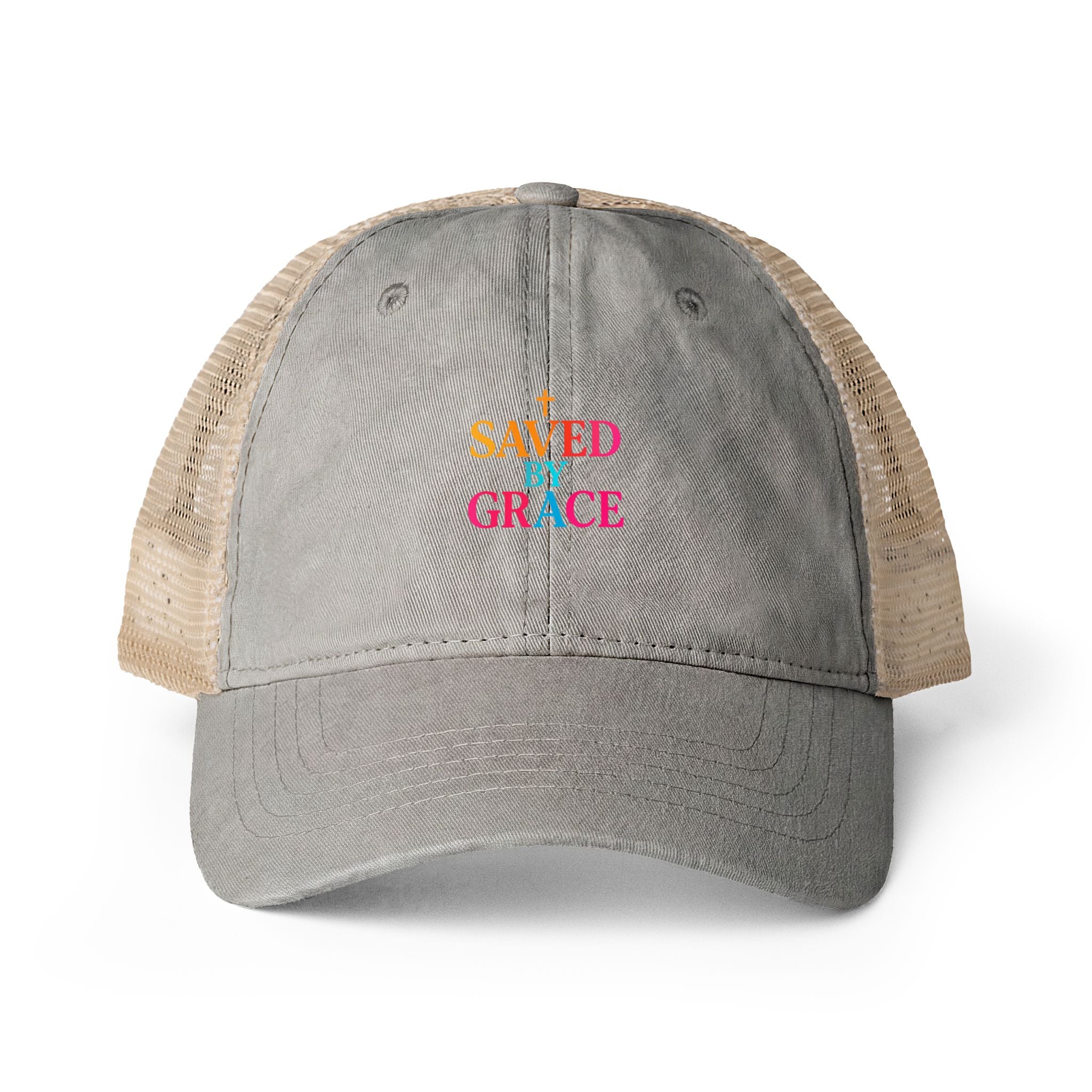 Women's Washed Mesh-Back Cap