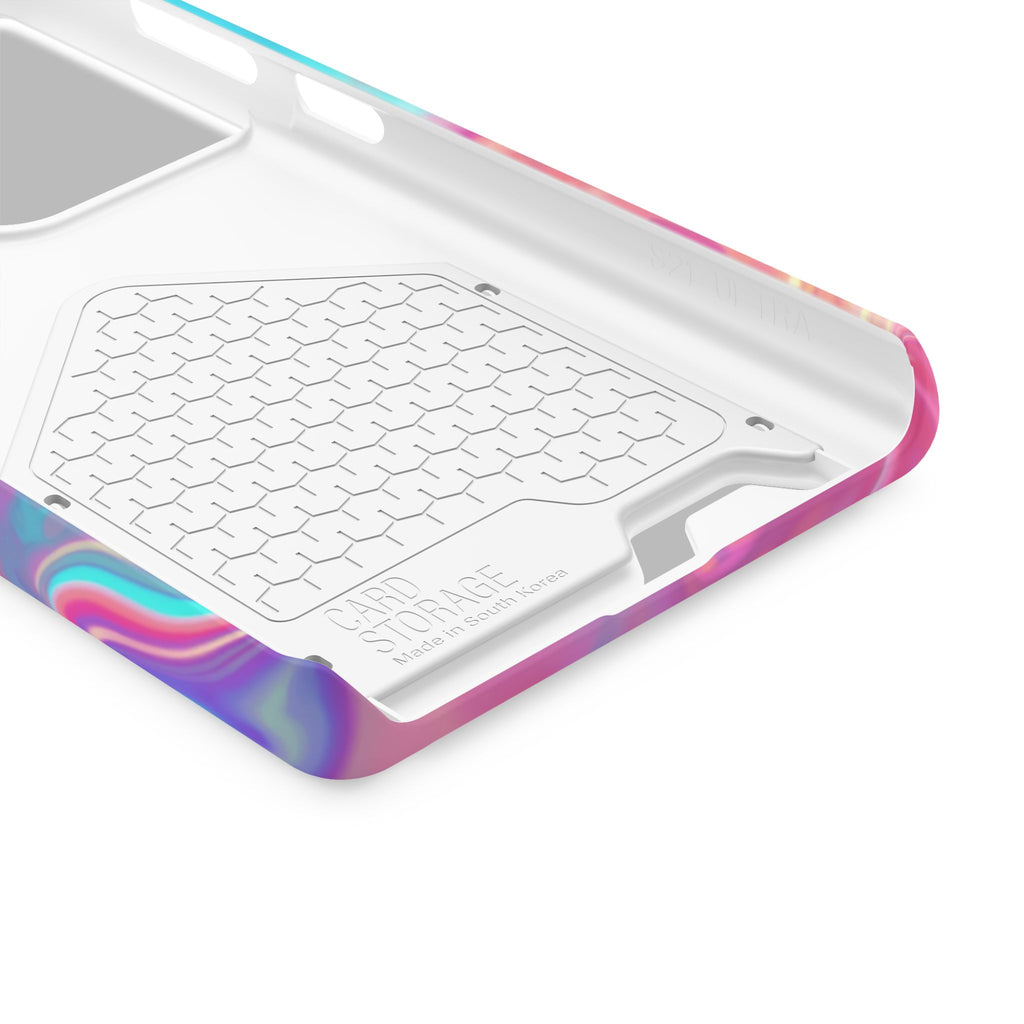 Pretty, Powerful and Paid Phone Card Case — Iridescent Cardholder Phone Case