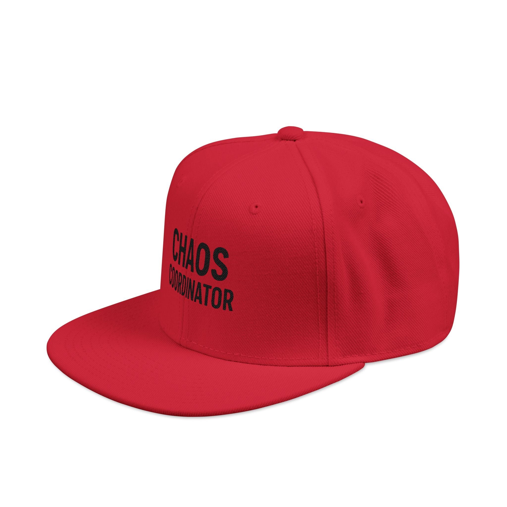 Embroidered Minimal Flag Snapback Hat