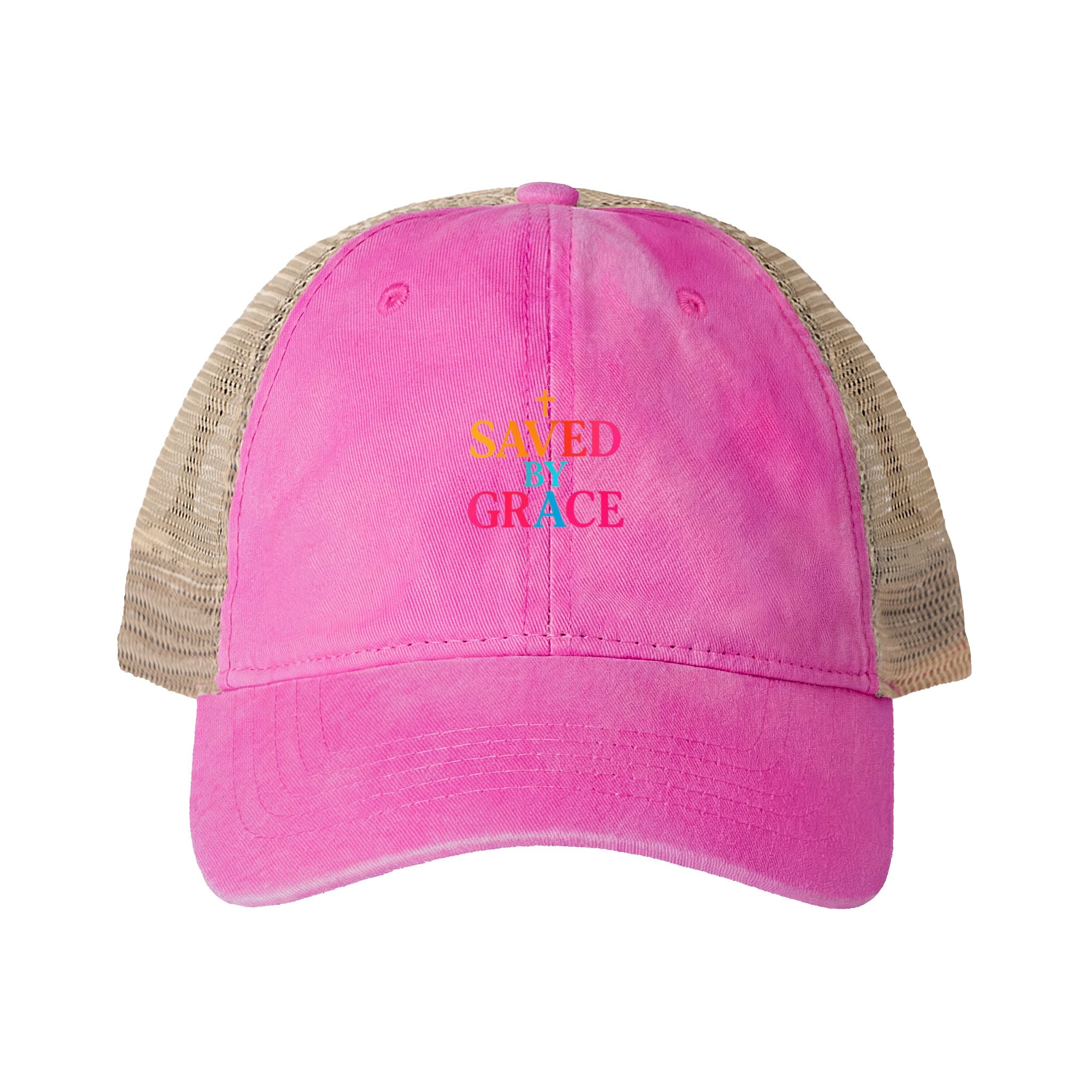 Women's Washed Mesh-Back Cap