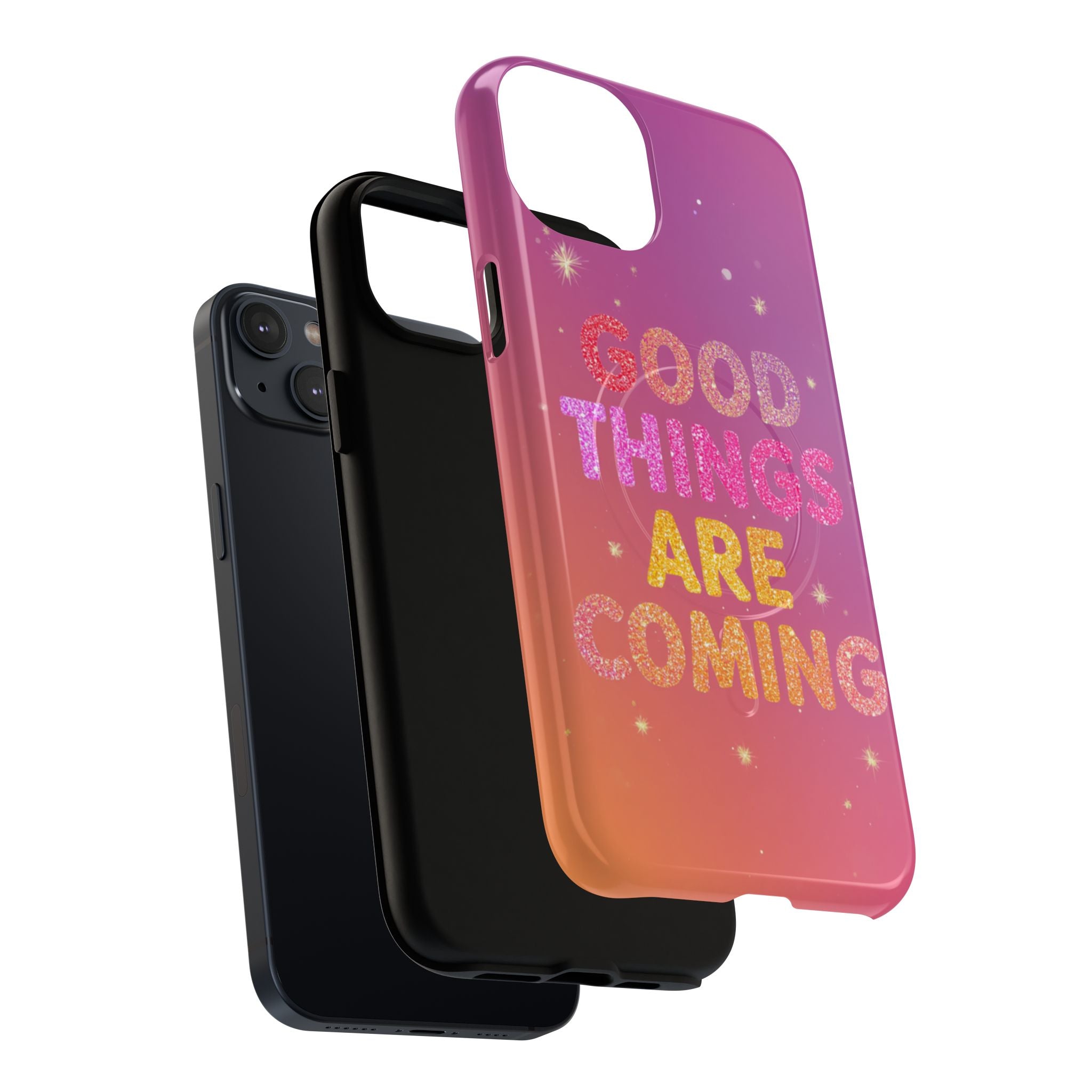 Phone Case — “Good Things Are Coming” Motivational Tough Magnetic Phone Case