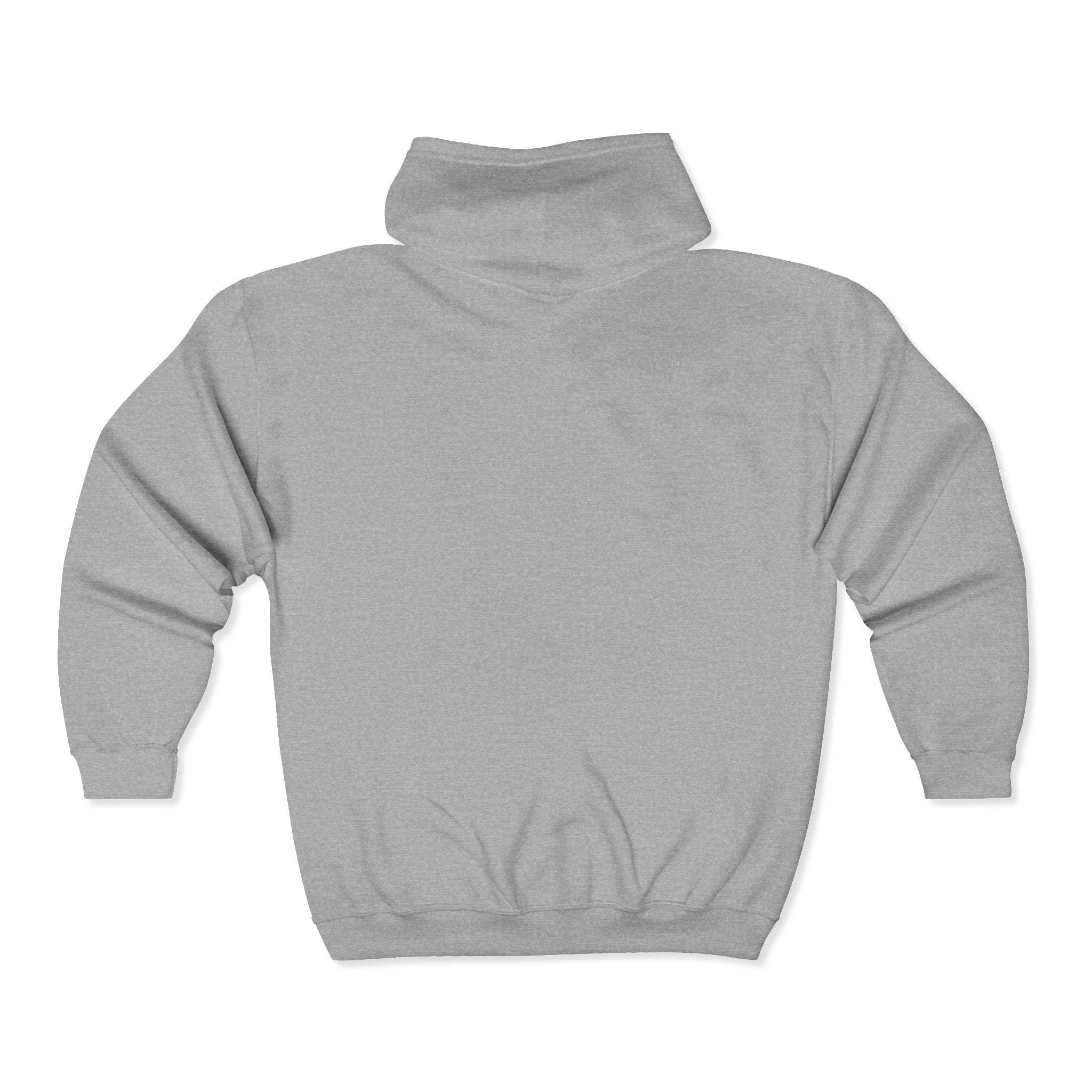 Zip Hoodie - 'Mentally Somewhere Else' Cozy Full-Zip Hooded Sweatshirt