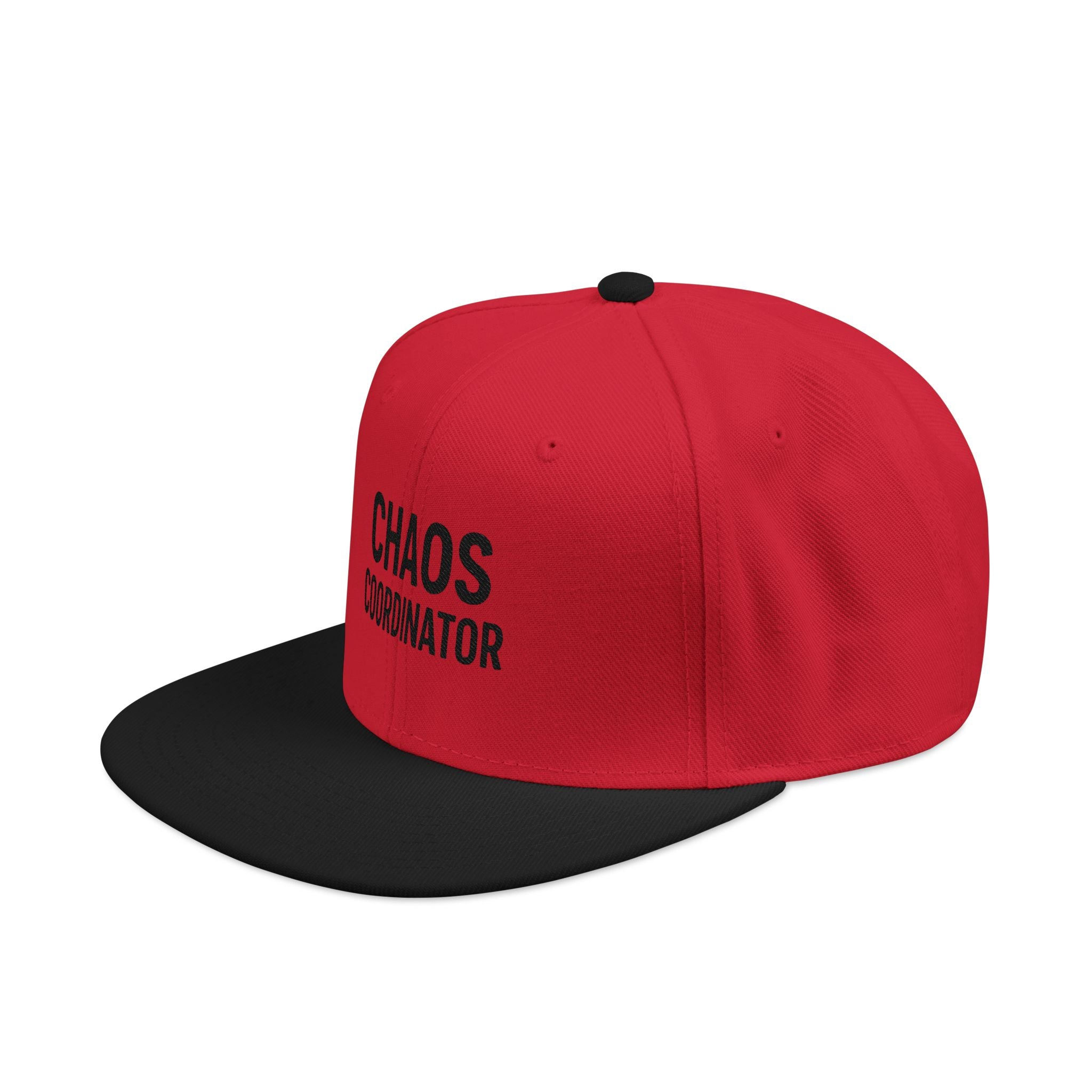 Embroidered Minimal Flag Snapback Hat