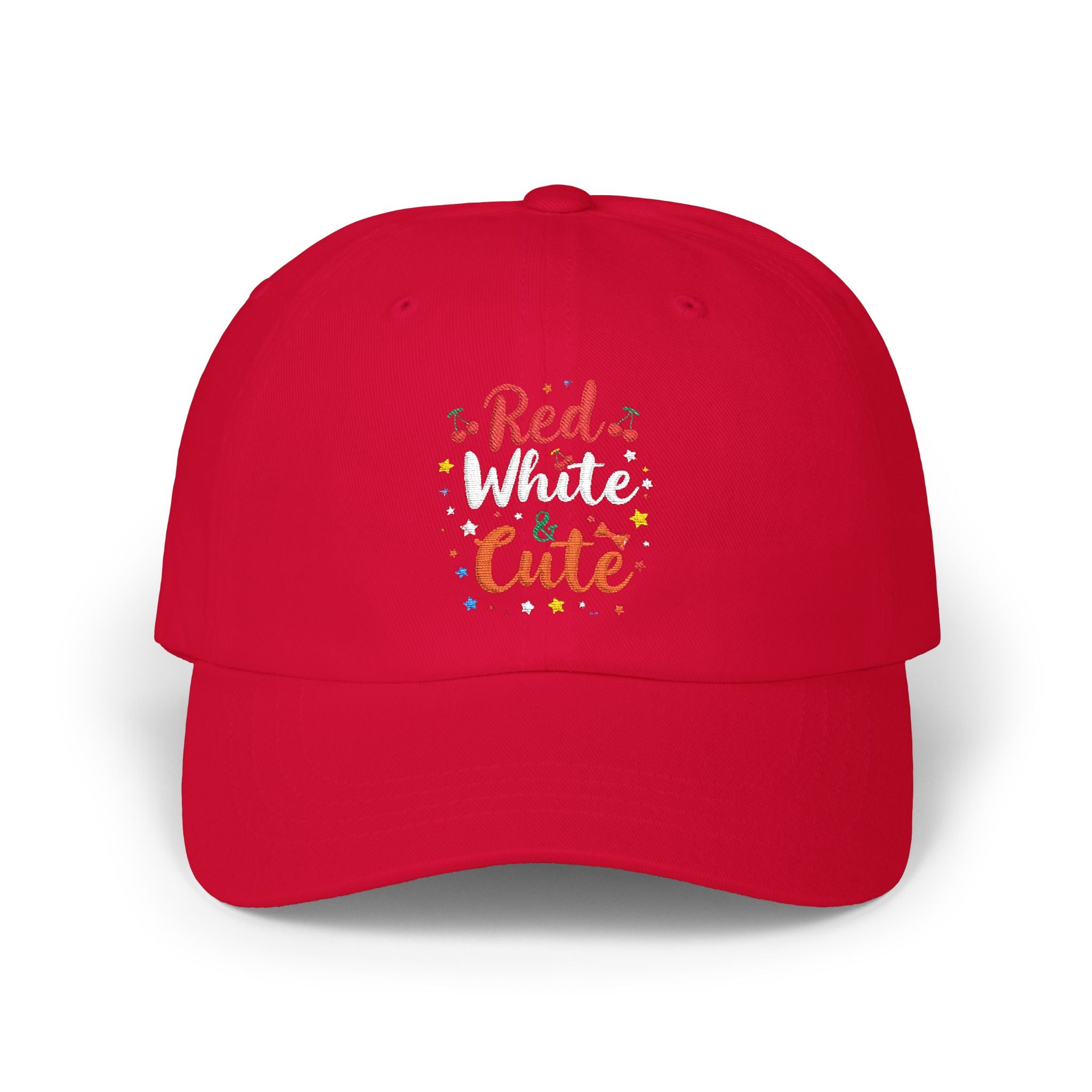 Dad Cap — "Freedom Looks On Us" Patriotic American Flag Baseball Hat