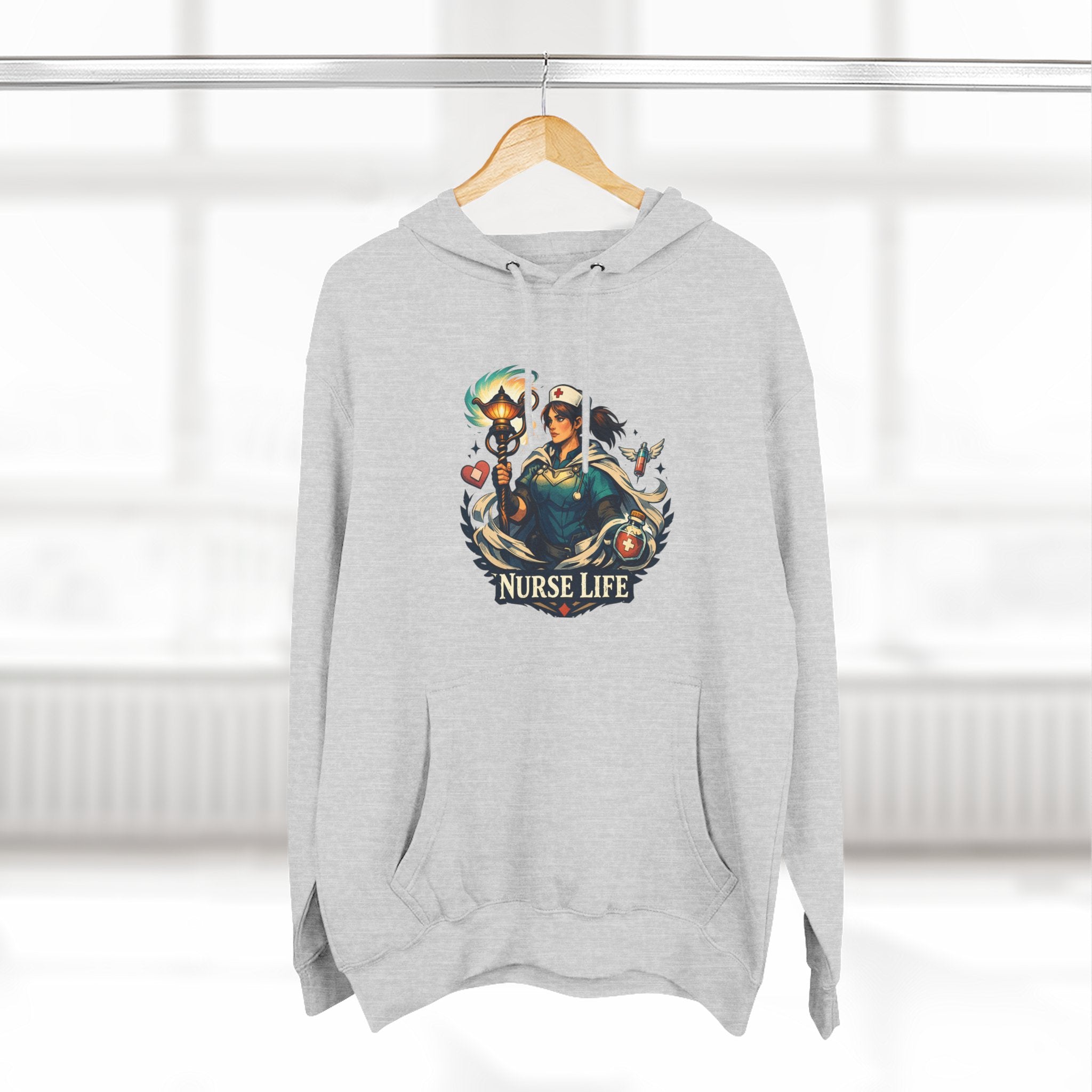 Nurse Life Rainbow Hoodie