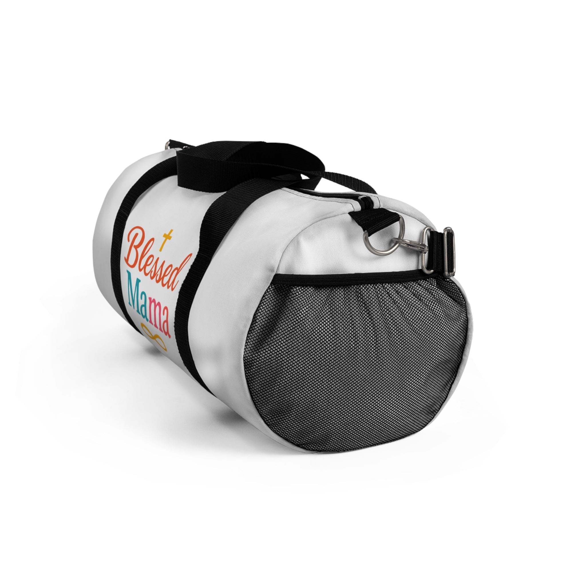 Blessed Mama Duffel Bag – Christian Travel & Gym Tote for Moms